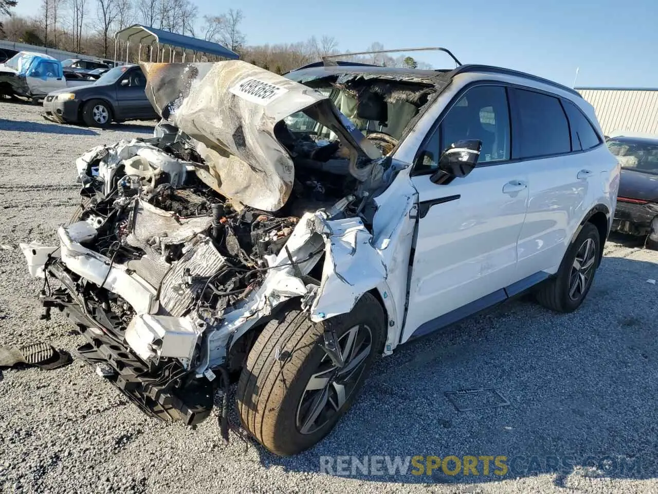 1 Photograph of a damaged car 5XYRH4LFXPG180681 KIA SORENTO 2023