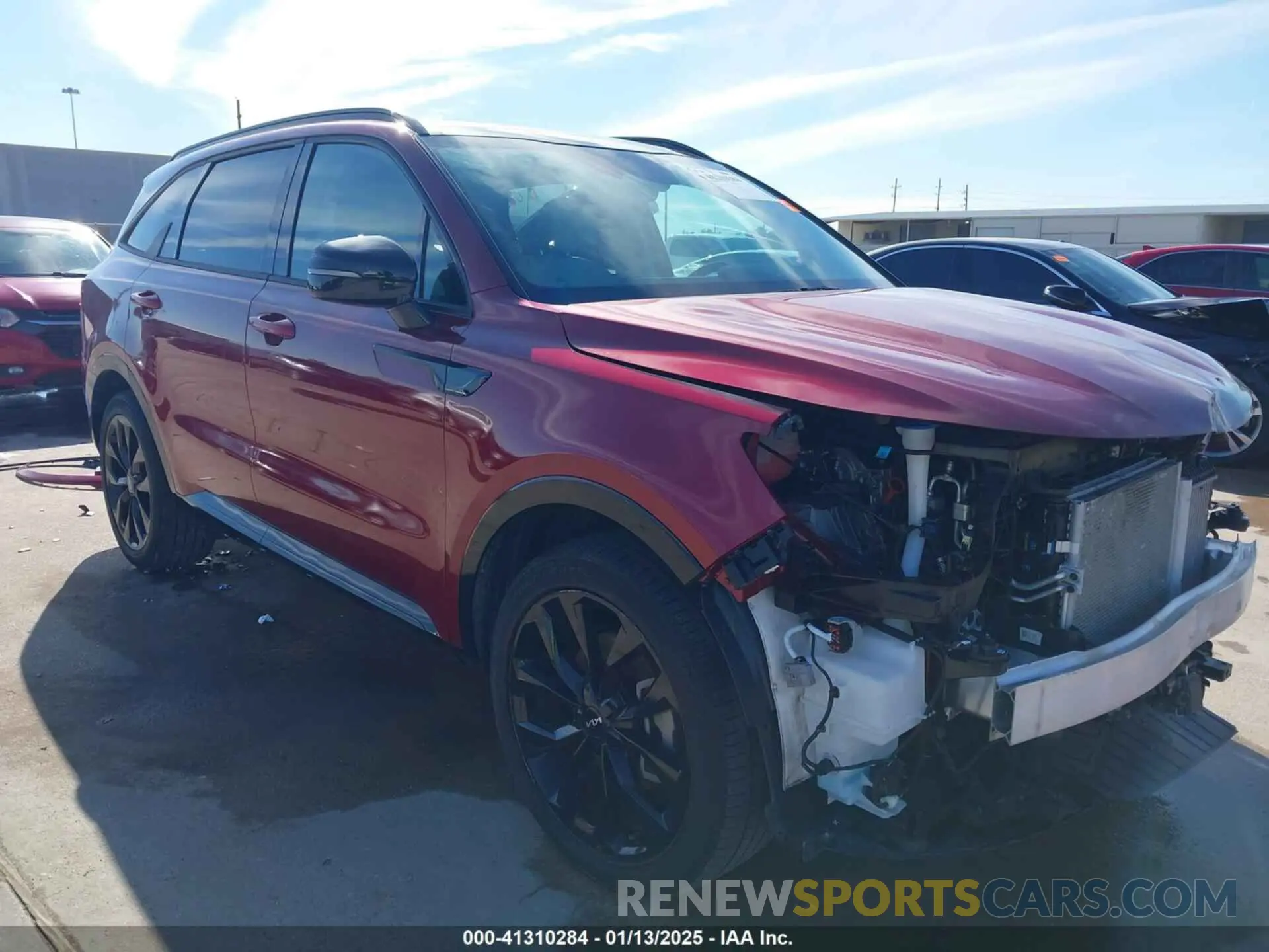 1 Photograph of a damaged car 5XYRK4LF4PG197574 KIA SORENTO 2023