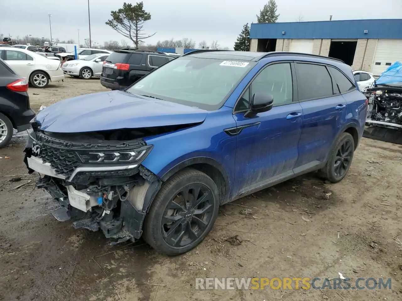 1 Photograph of a damaged car 5XYRK4LF7PG172345 KIA SORENTO 2023