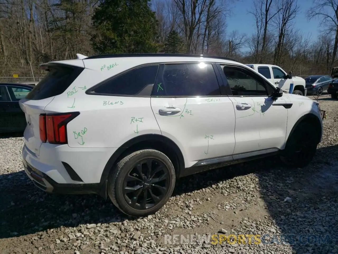 3 Фотография поврежденного автомобиля 5XYRKDLF0PG204665 KIA SORENTO 2023