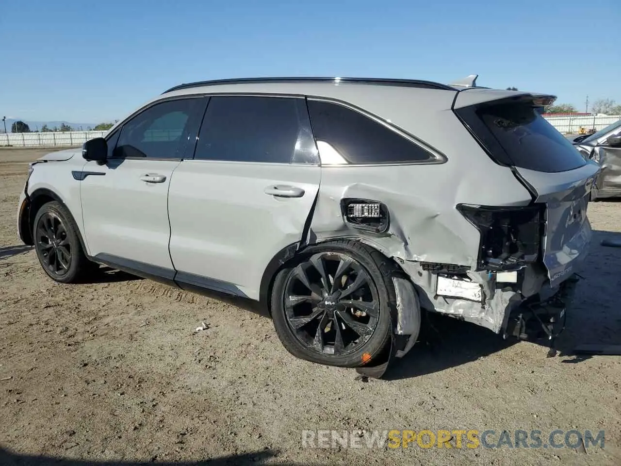 2 Фотография поврежденного автомобиля 5XYRKDLF2PG203596 KIA SORENTO 2023