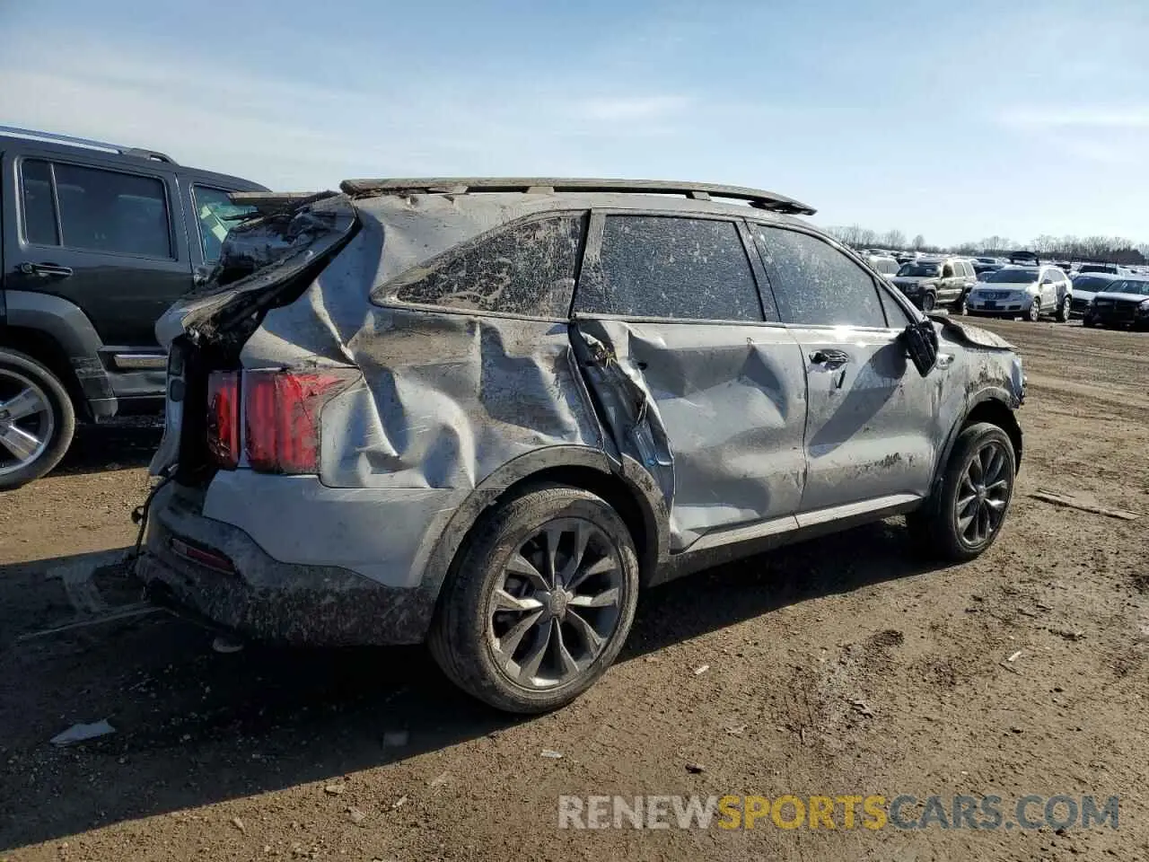 3 Фотография поврежденного автомобиля 5XYRKDLF3PG191877 KIA SORENTO 2023
