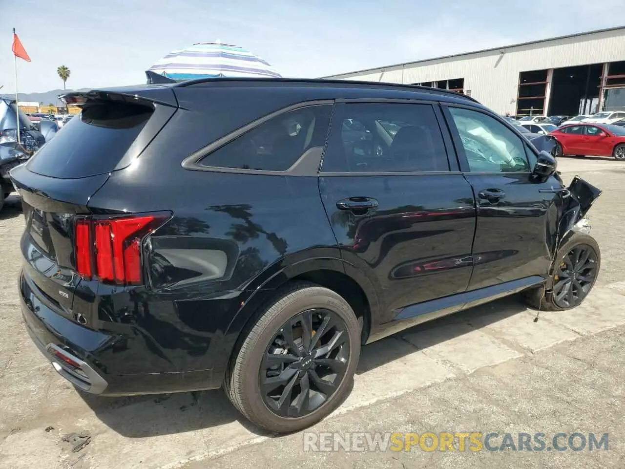 3 Фотография поврежденного автомобиля 5XYRKDLF3PG207608 KIA SORENTO 2023