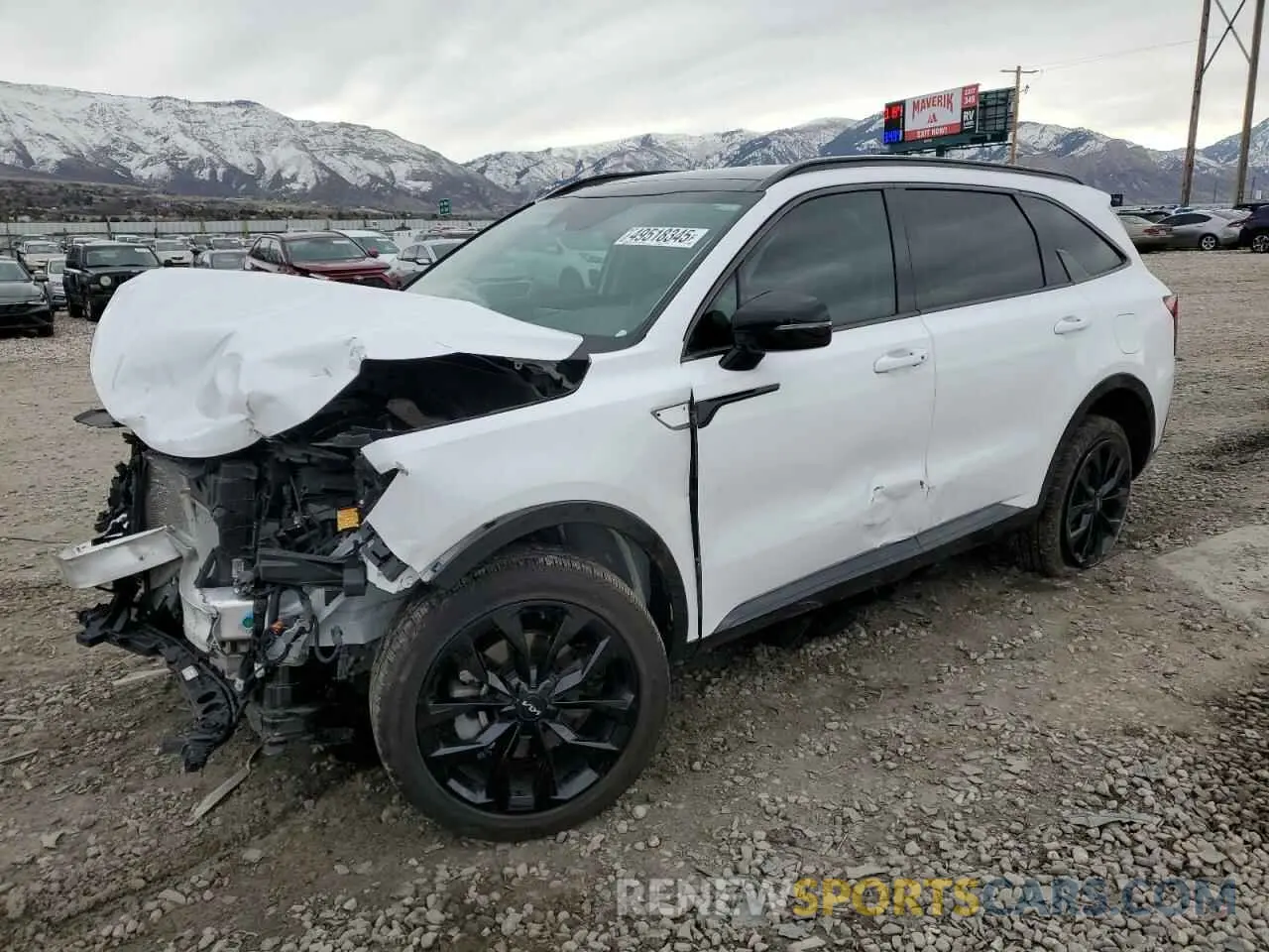 1 Фотография поврежденного автомобиля 5XYRKDLF3PG245887 KIA SORENTO 2023