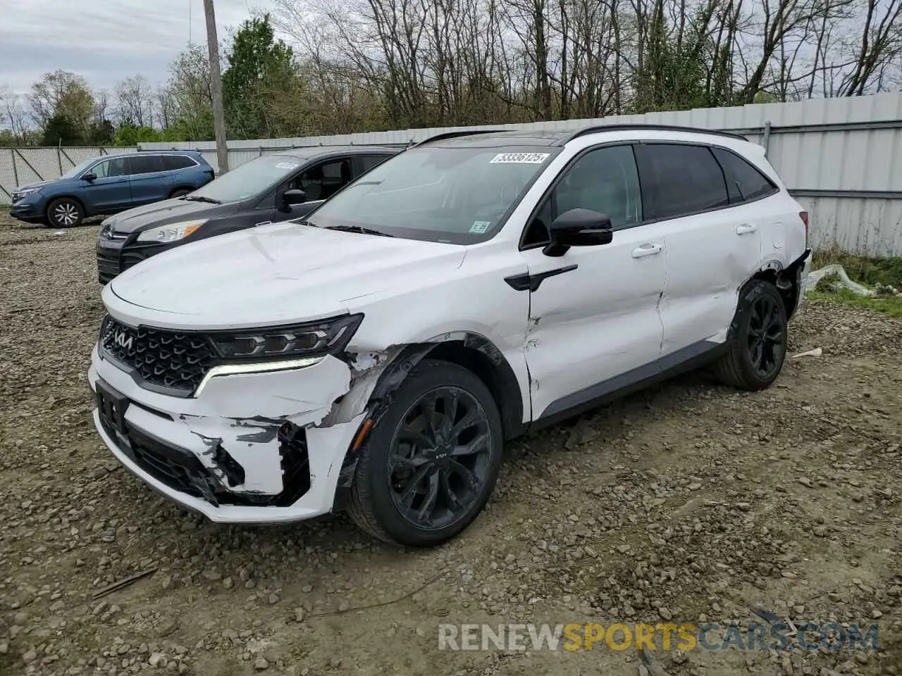 1 Photograph of a damaged car 5XYRKDLF7PG250462 KIA SORENTO 2023