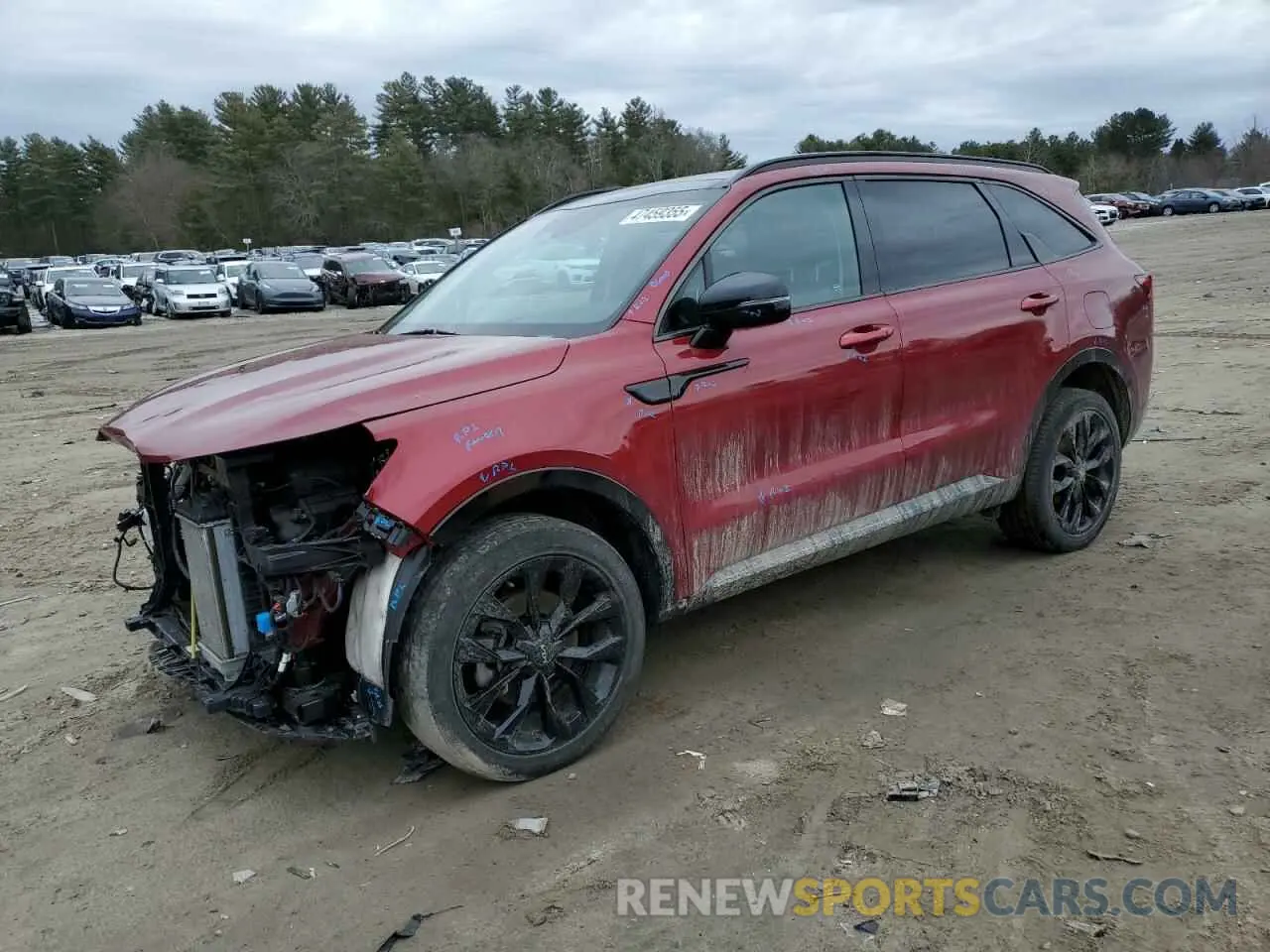 1 Фотография поврежденного автомобиля 5XYRKDLF9PG183038 KIA SORENTO 2023