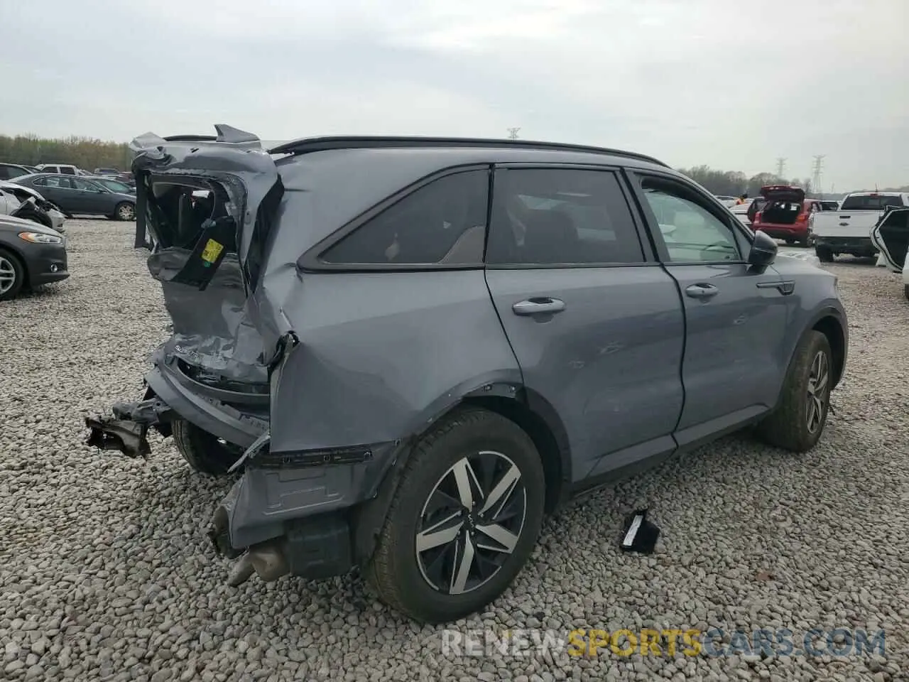 3 Photograph of a damaged car 5XYRL4LC0PG177244 KIA SORENTO 2023