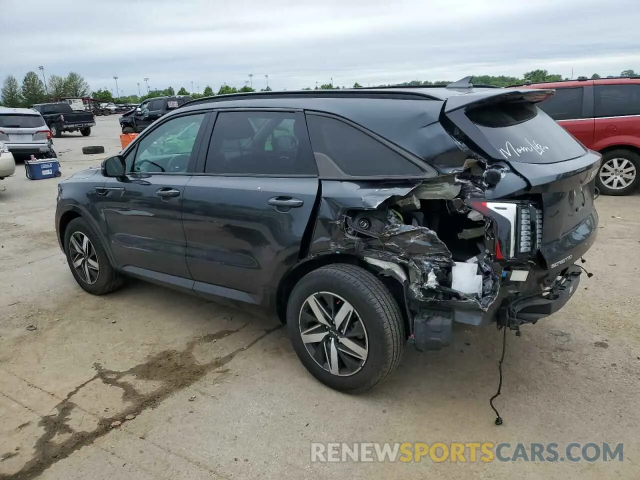 2 Photograph of a damaged car 5XYRL4LC2PG193817 KIA SORENTO 2023