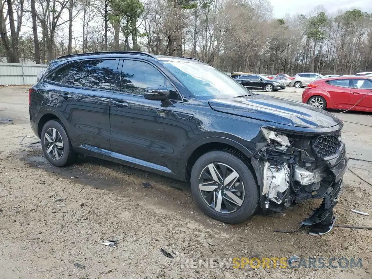 4 Фотография поврежденного автомобиля 5XYRL4LC4PG250213 KIA SORENTO 2023
