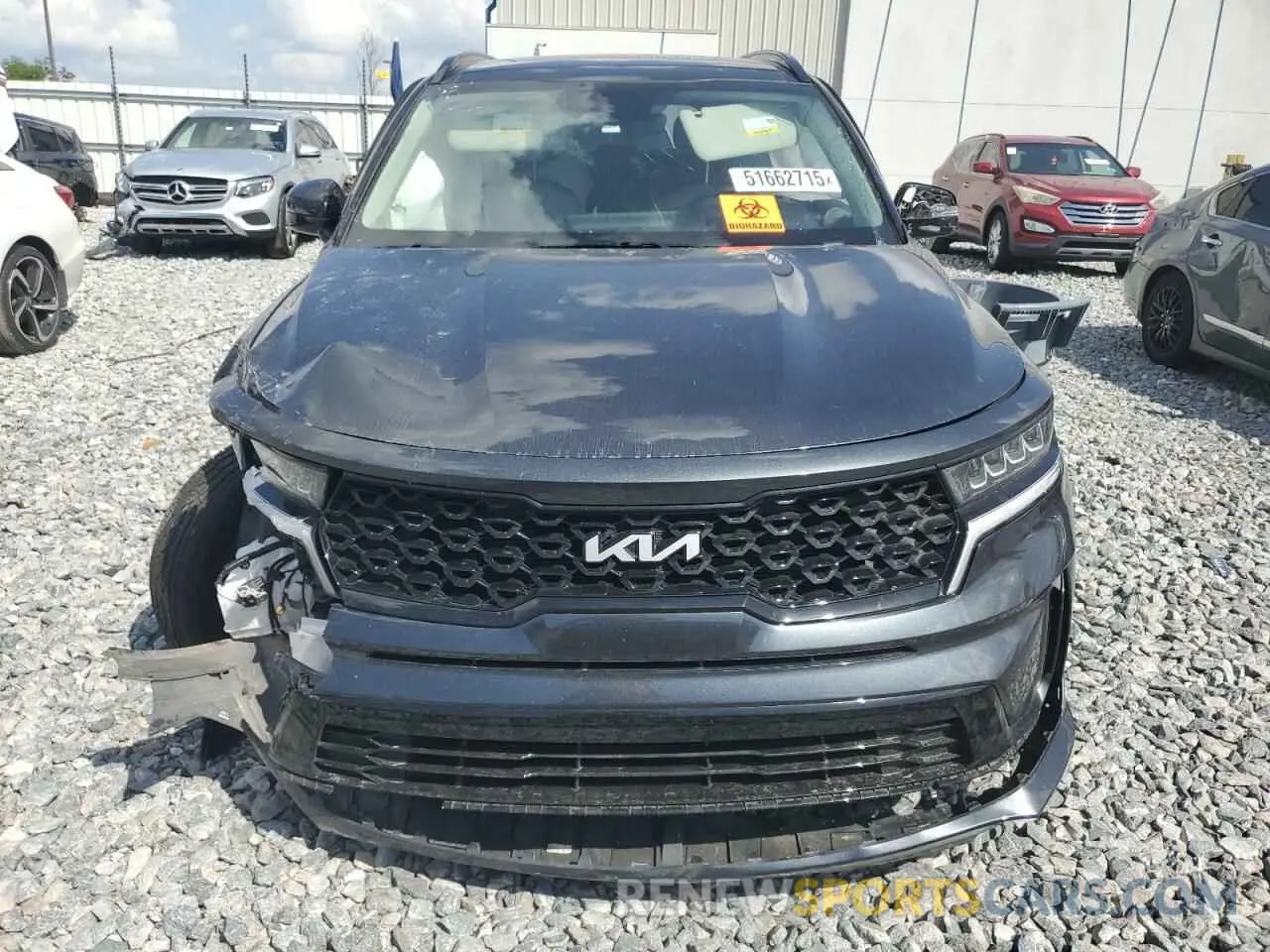 5 Photograph of a damaged car 5XYRL4LC5PG222422 KIA SORENTO 2023