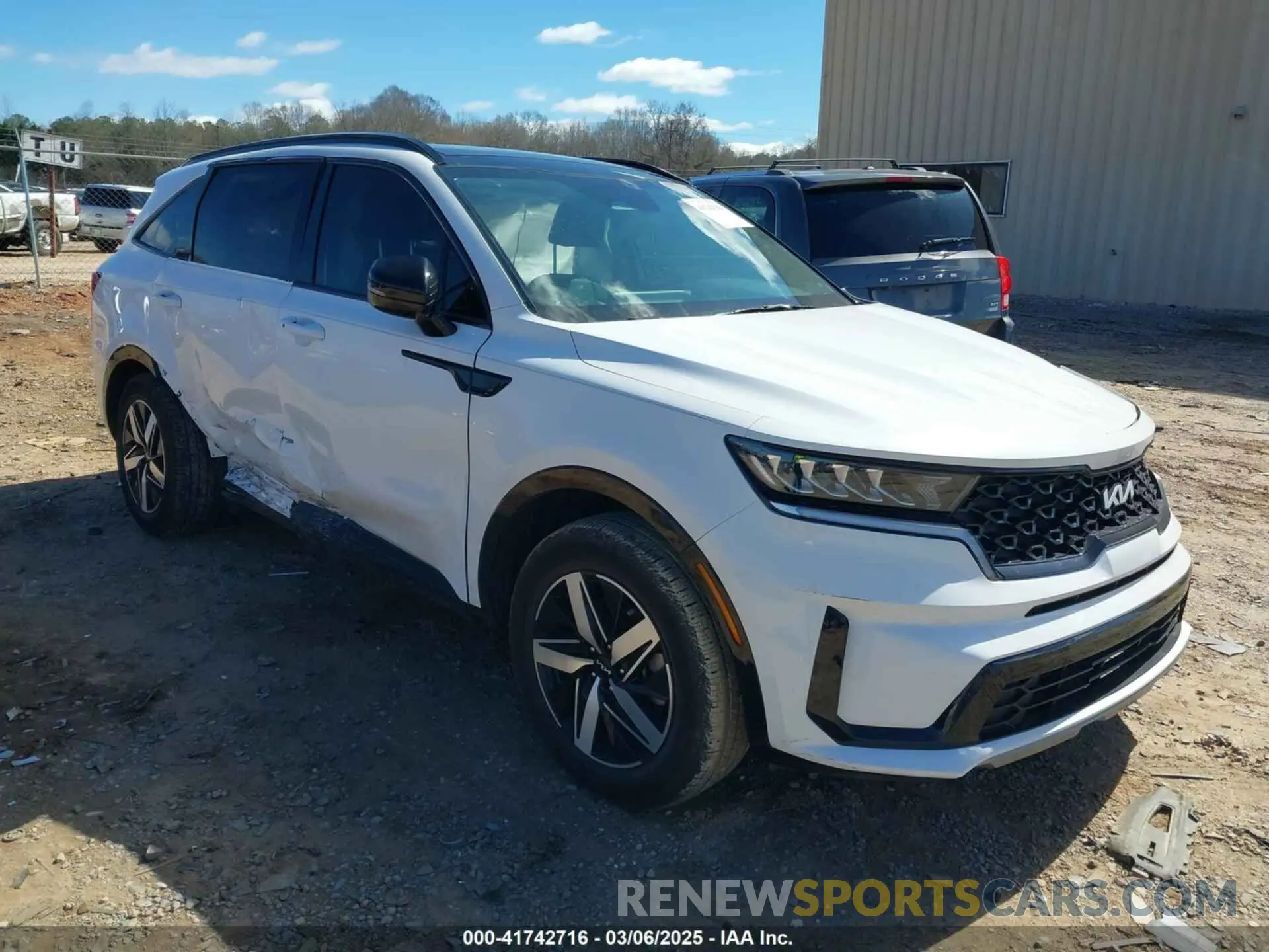 1 Photograph of a damaged car 5XYRL4LC7PG238881 KIA SORENTO 2023