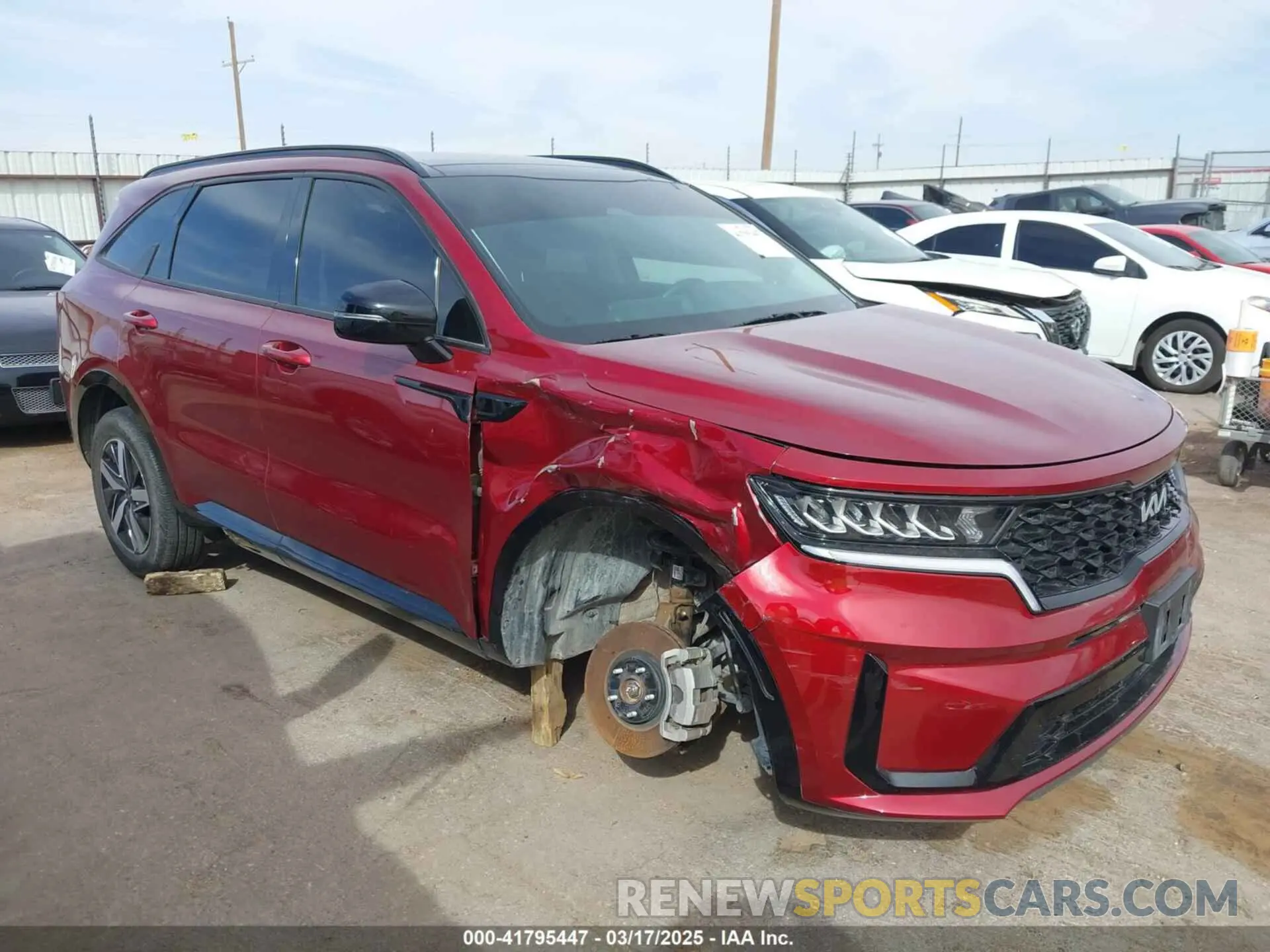 1 Фотография поврежденного автомобиля 5XYRL4LCXPG188008 KIA SORENTO 2023