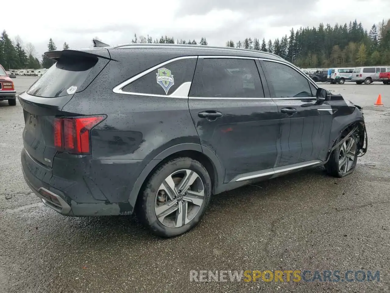 3 Photograph of a damaged car KNDRHDLG2P5162225 KIA SORENTO 2023