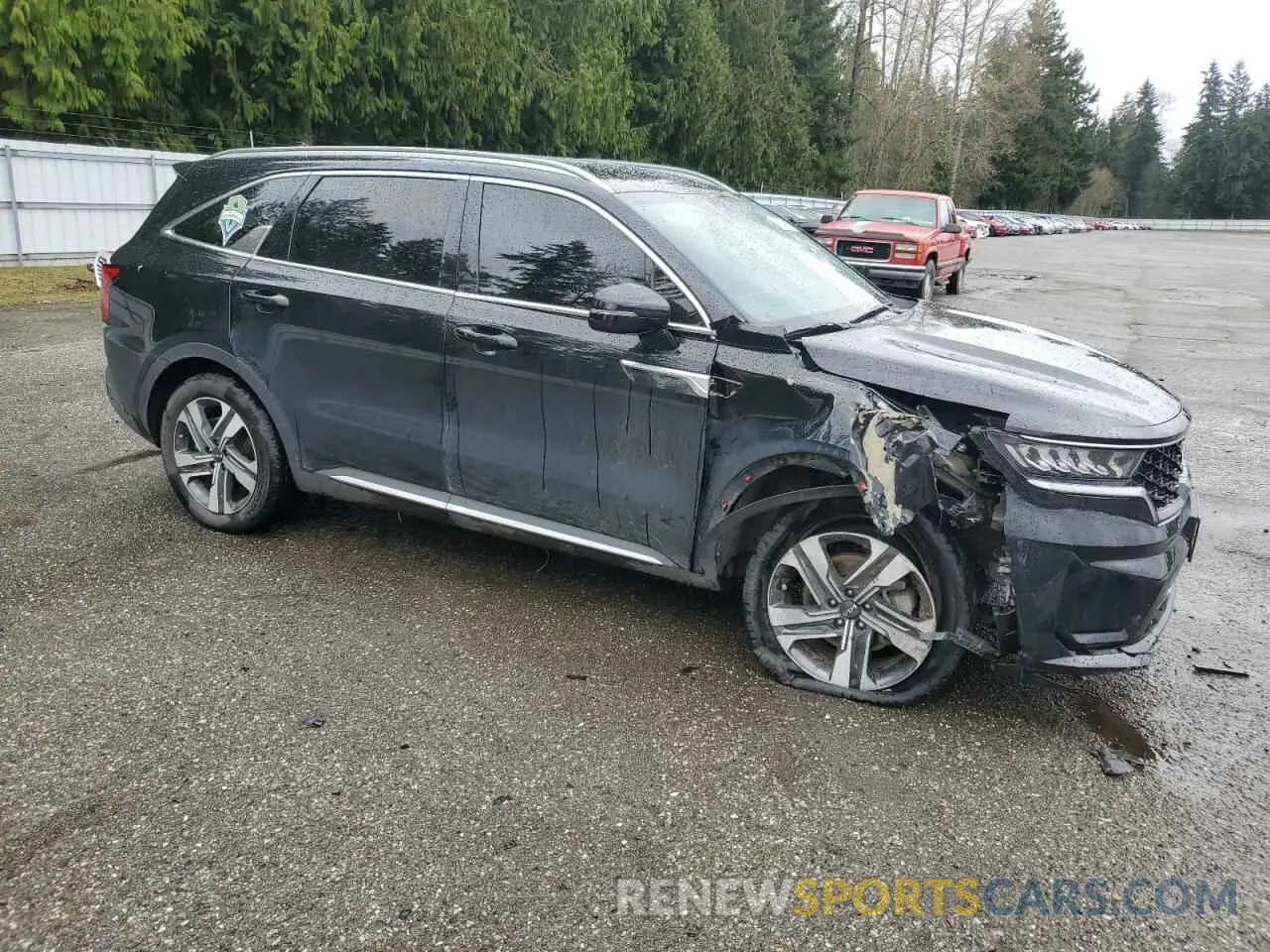 4 Photograph of a damaged car KNDRHDLG2P5162225 KIA SORENTO 2023