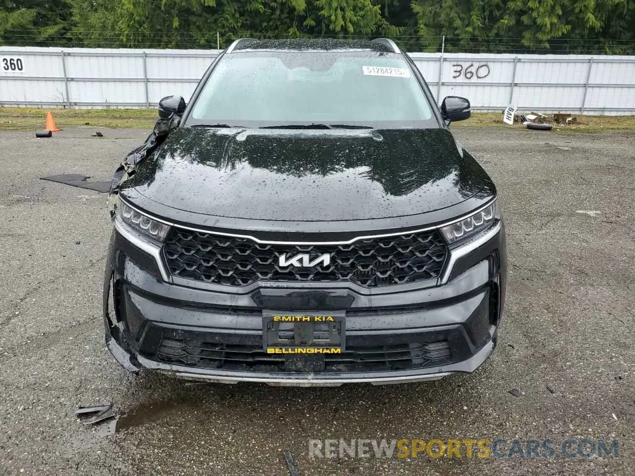 5 Photograph of a damaged car KNDRHDLG2P5162225 KIA SORENTO 2023