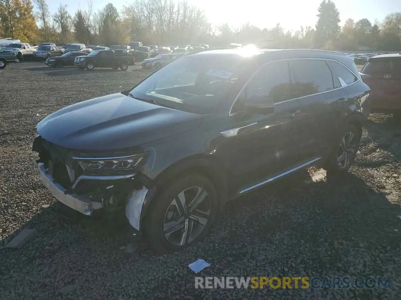 1 Фотография поврежденного автомобиля KNDRKDLG6P5194371 KIA SORENTO 2023