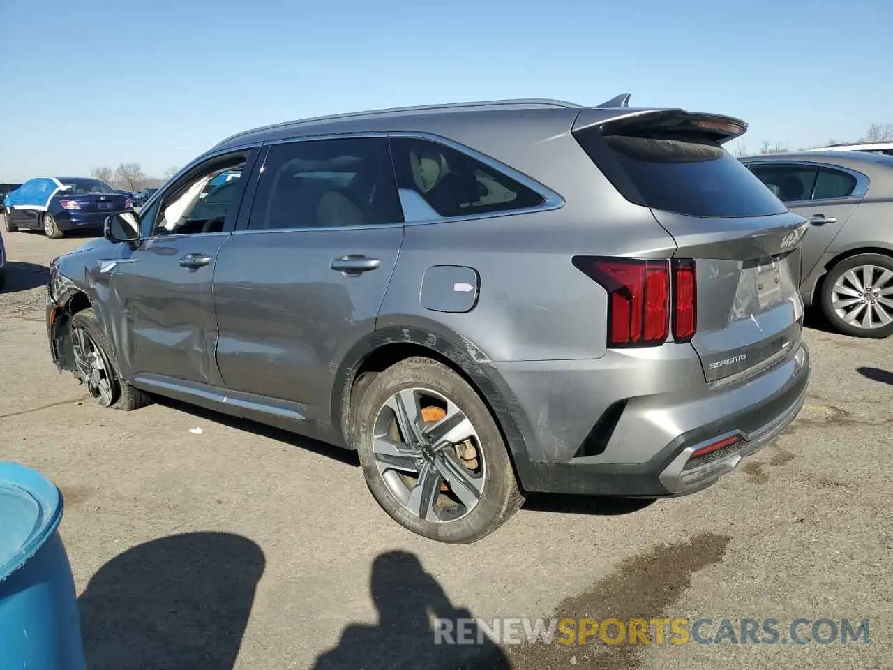 2 Photograph of a damaged car KNDRMDLG7P5139194 KIA SORENTO 2023