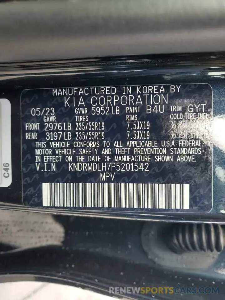 14 Фотография поврежденного автомобиля KNDRMDLH7P5201542 KIA SORENTO 2023