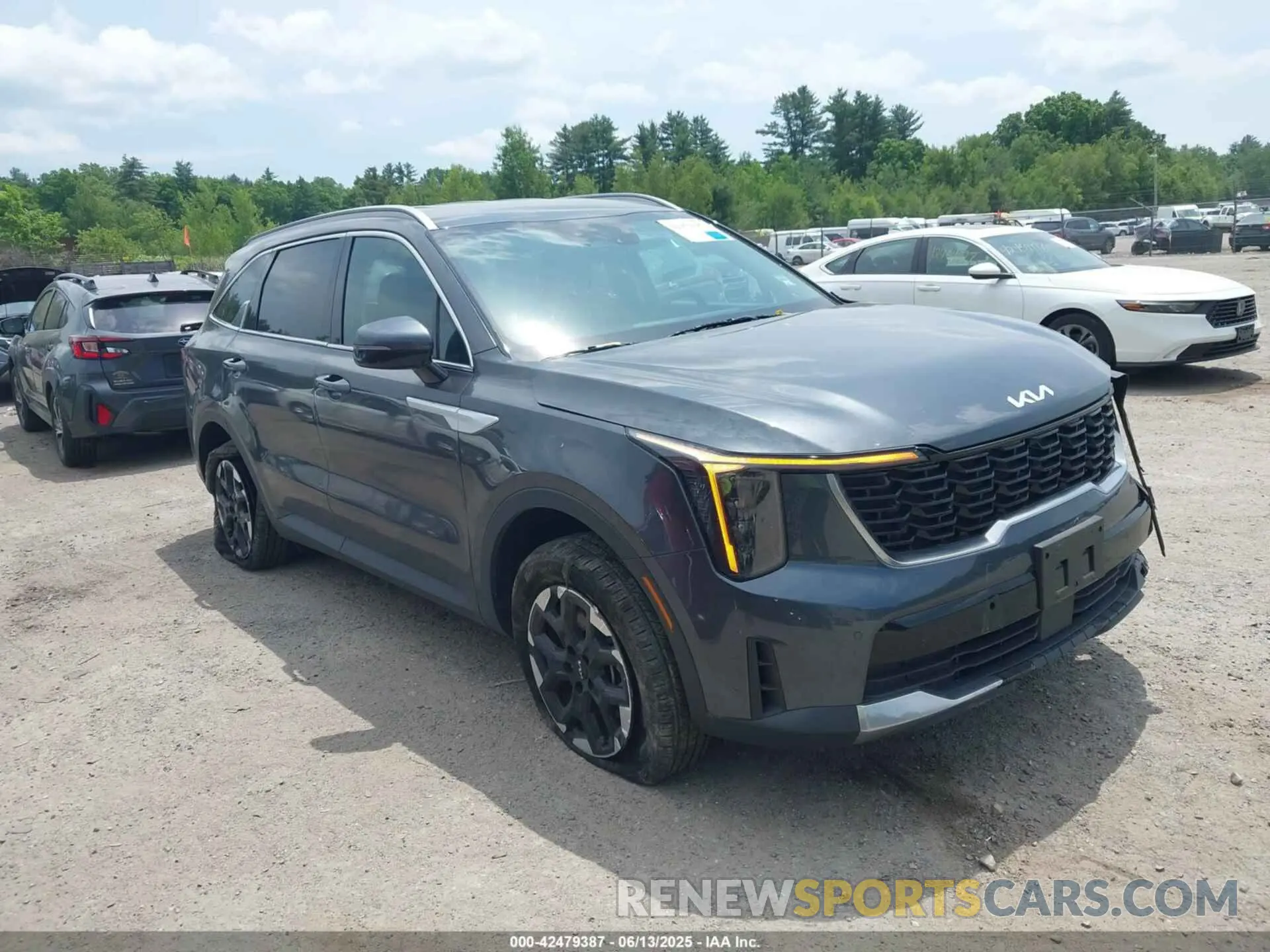1 Photograph of a damaged car 5XYRLDJC3RG282074 KIA SORENTO 2024