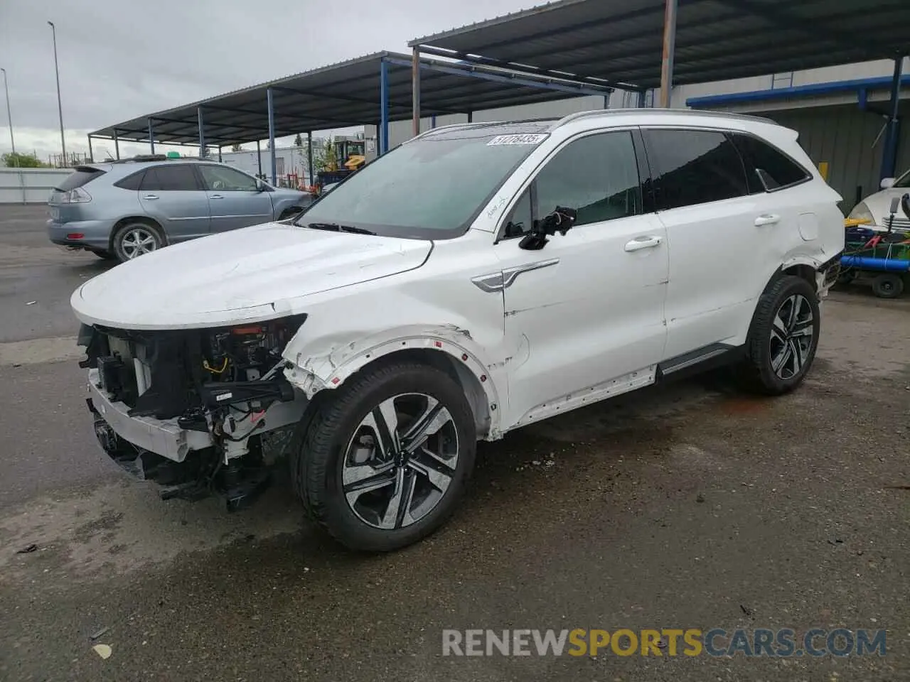 1 Photograph of a damaged car KNDRHDLG6R5235664 KIA SORENTO 2024