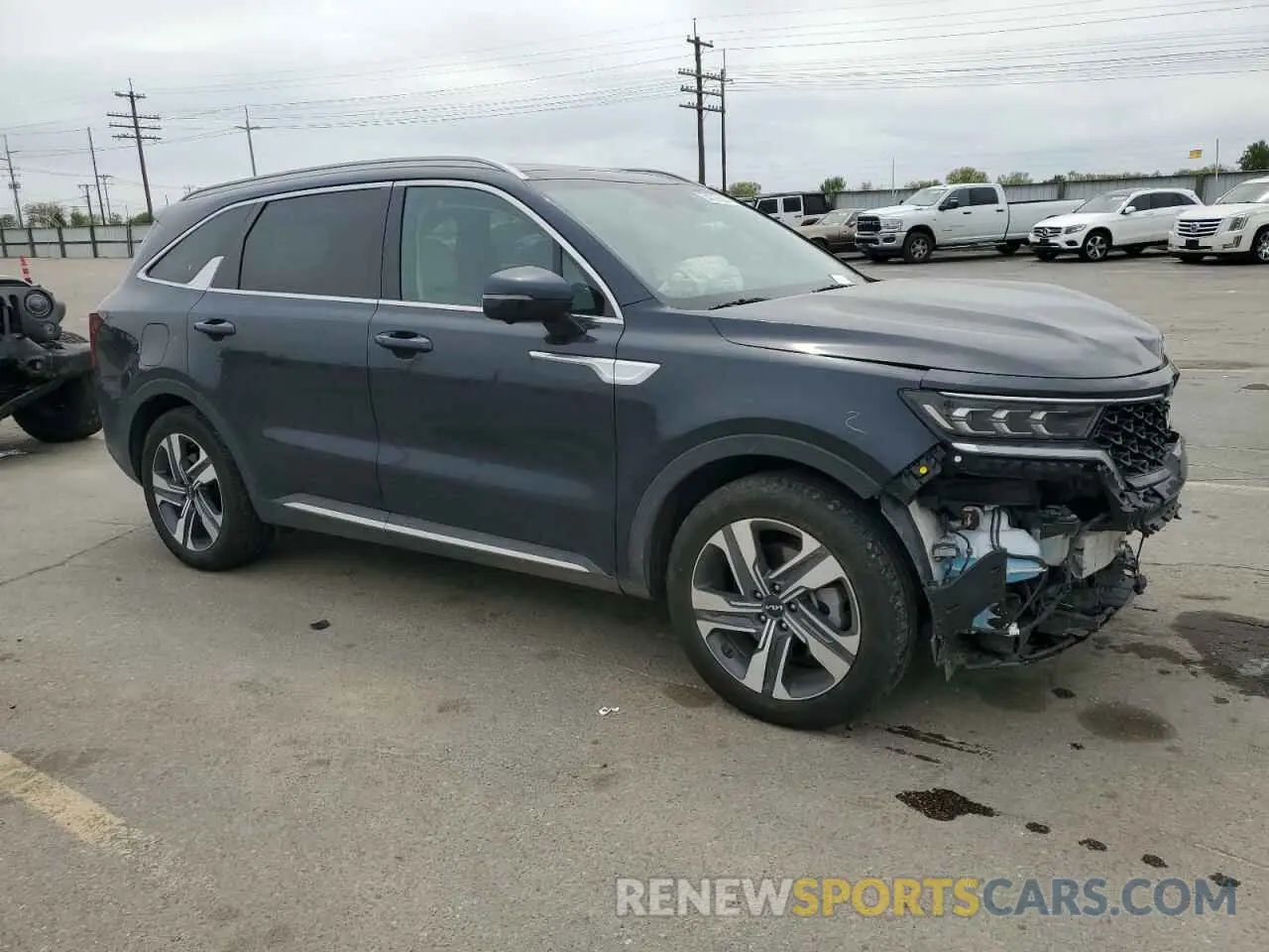 4 Фотография поврежденного автомобиля KNDRMDLH5R5236308 KIA SORENTO 2024