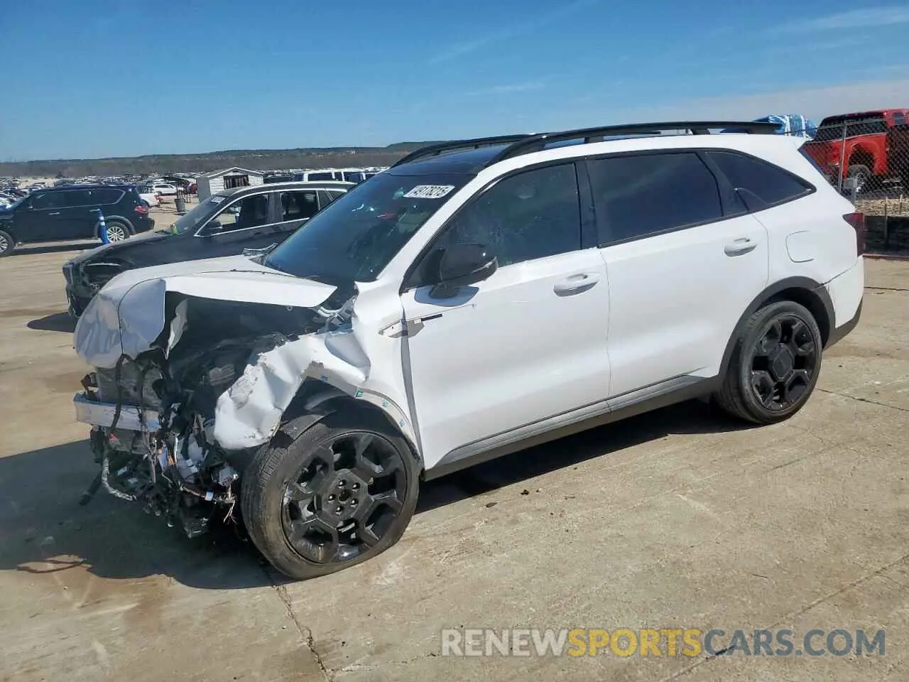 1 Photograph of a damaged car 5XYRKDJF1SG316368 KIA SORENTO 2025