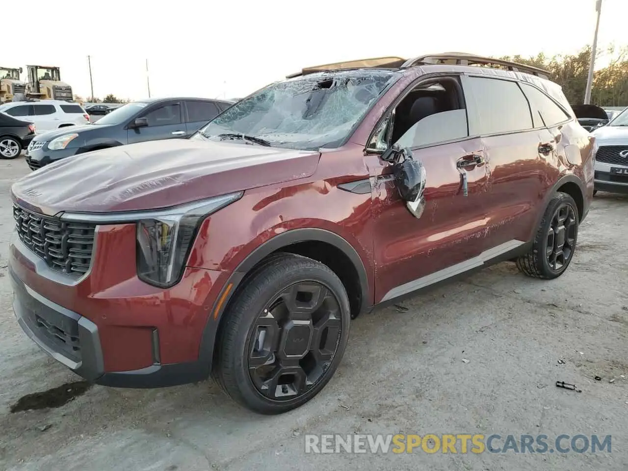 1 Photograph of a damaged car 5XYRKDJF3SG316968 KIA SORENTO 2025