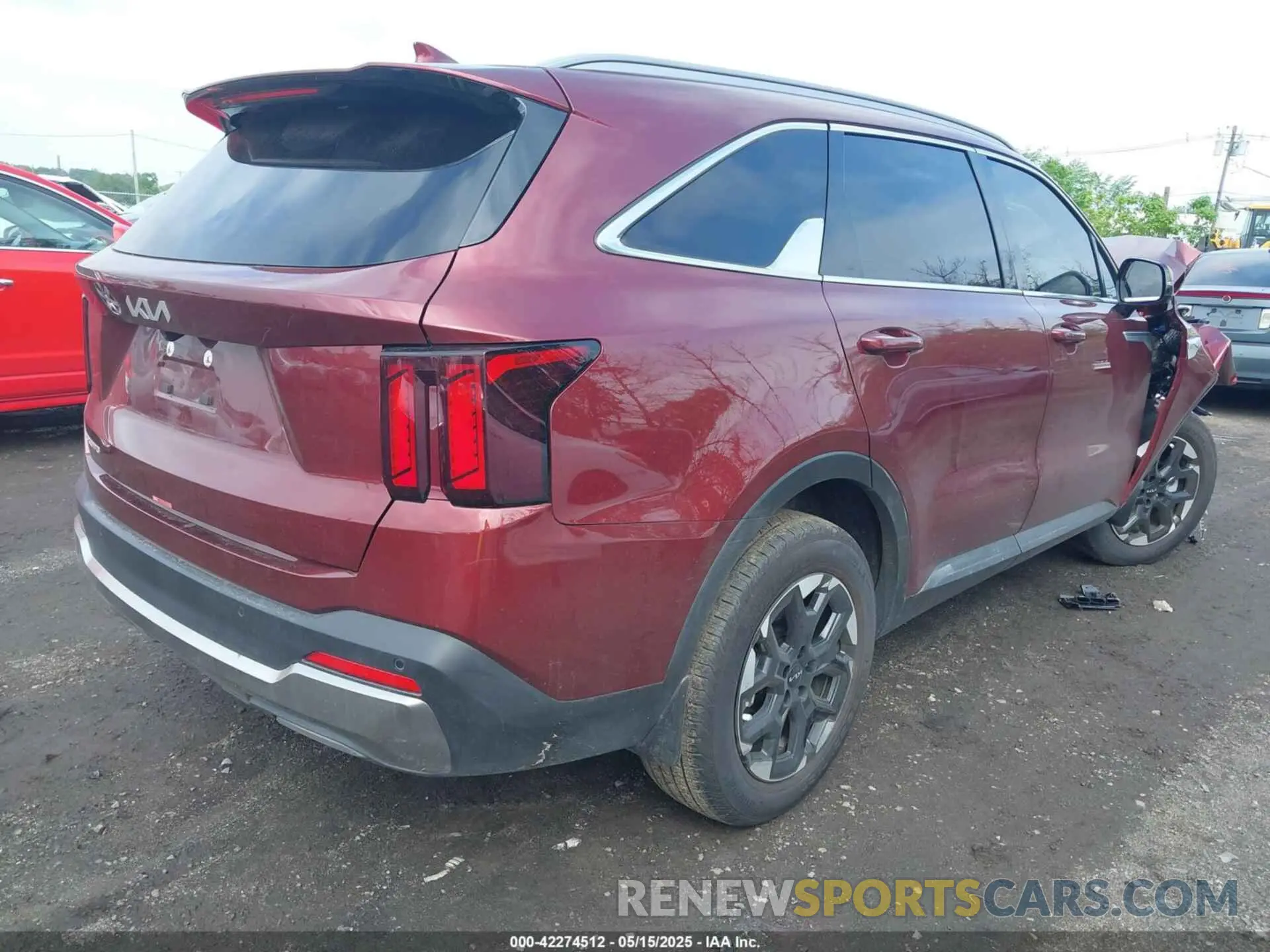 4 Фотография поврежденного автомобиля 5XYRL4JC8SG356062 KIA SORENTO 2025
