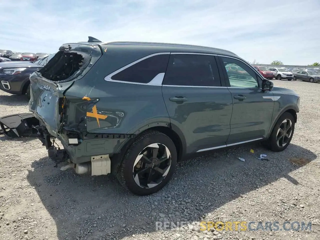 3 Фотография поврежденного автомобиля KNDRKDJG6S5323043 KIA SORENTO 2025