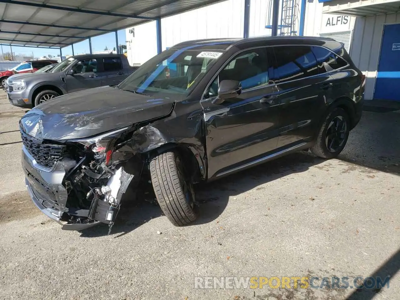 1 Photograph of a damaged car KNDRKDJG9S5287090 KIA SORENTO 2025