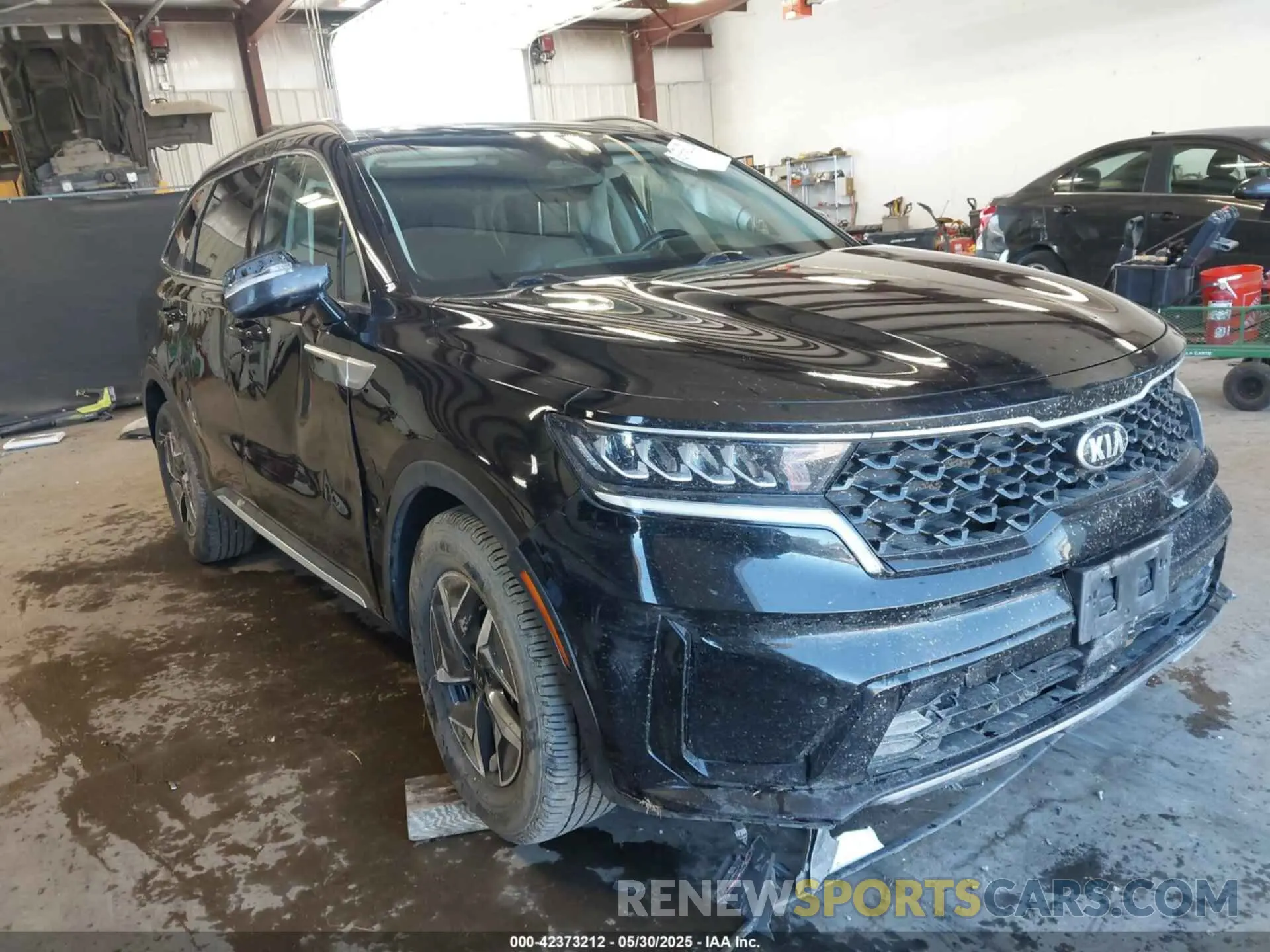 1 Photograph of a damaged car KNDRH4LG3M5018873 KIA SORENTO HYBRID 2021