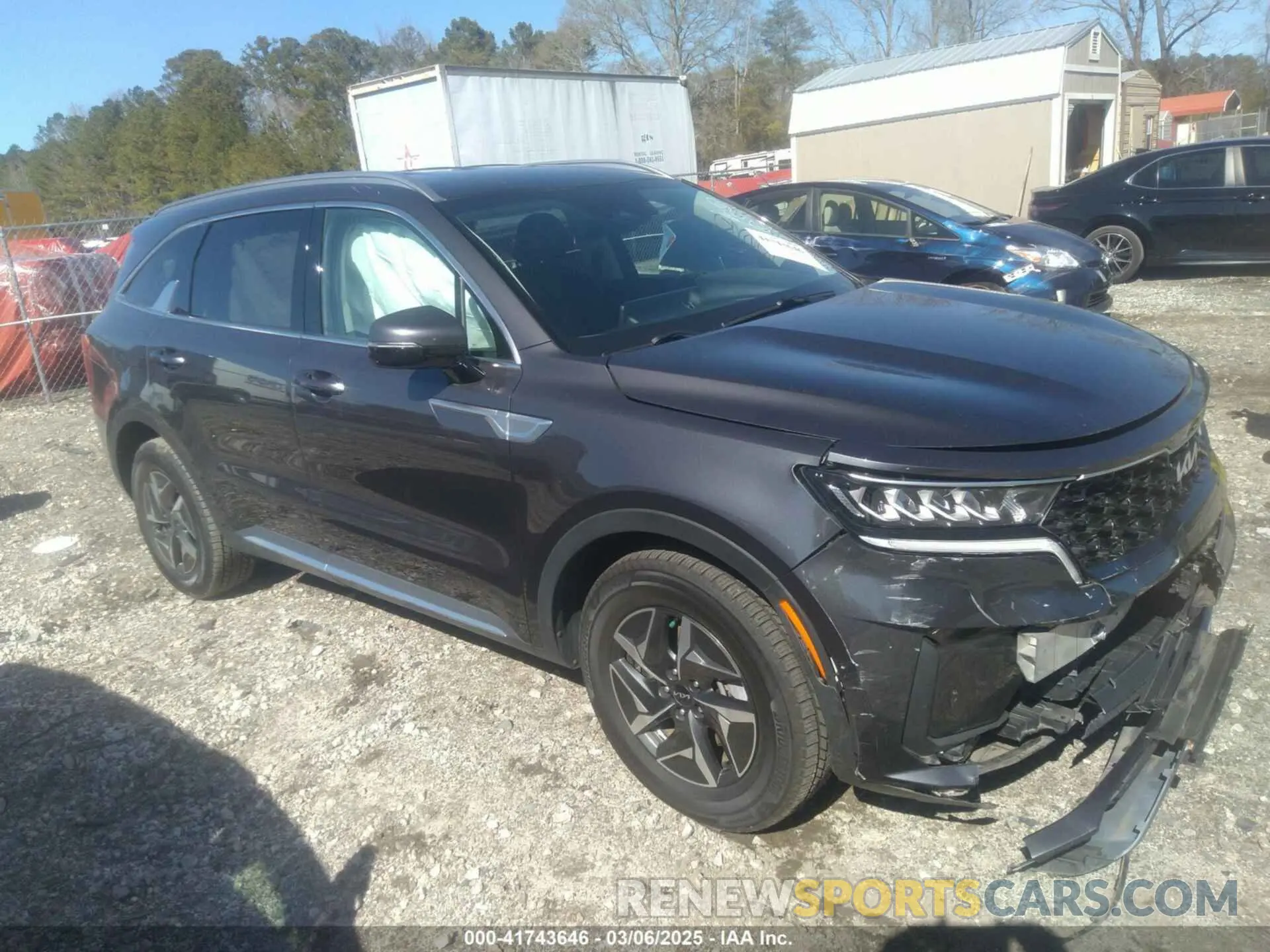 1 Photograph of a damaged car KNDRG4LG3N5120310 KIA SORENTO HYBRID 2022