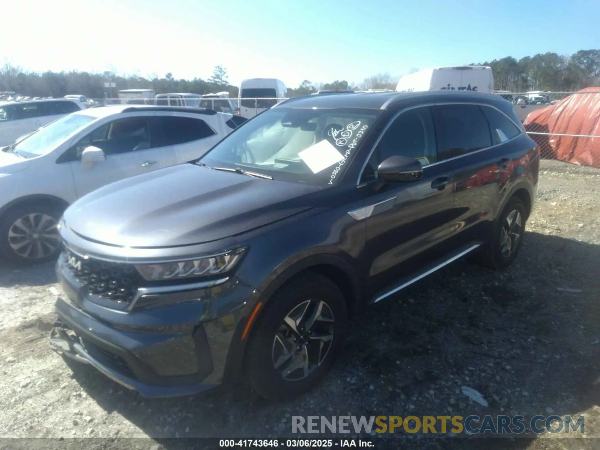 2 Photograph of a damaged car KNDRG4LG3N5120310 KIA SORENTO HYBRID 2022