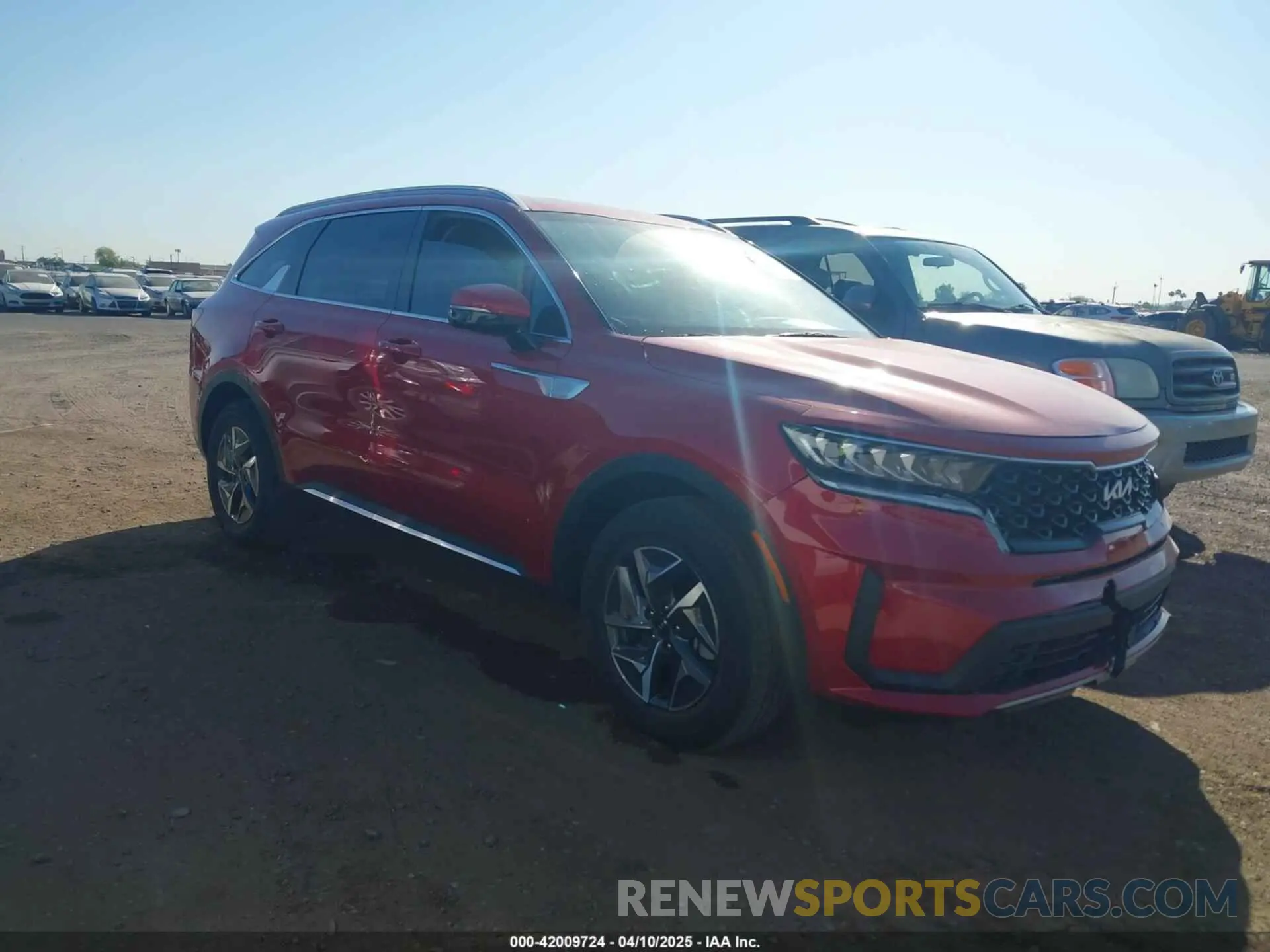 1 Photograph of a damaged car KNDRG4LG5N5092820 KIA SORENTO HYBRID 2022