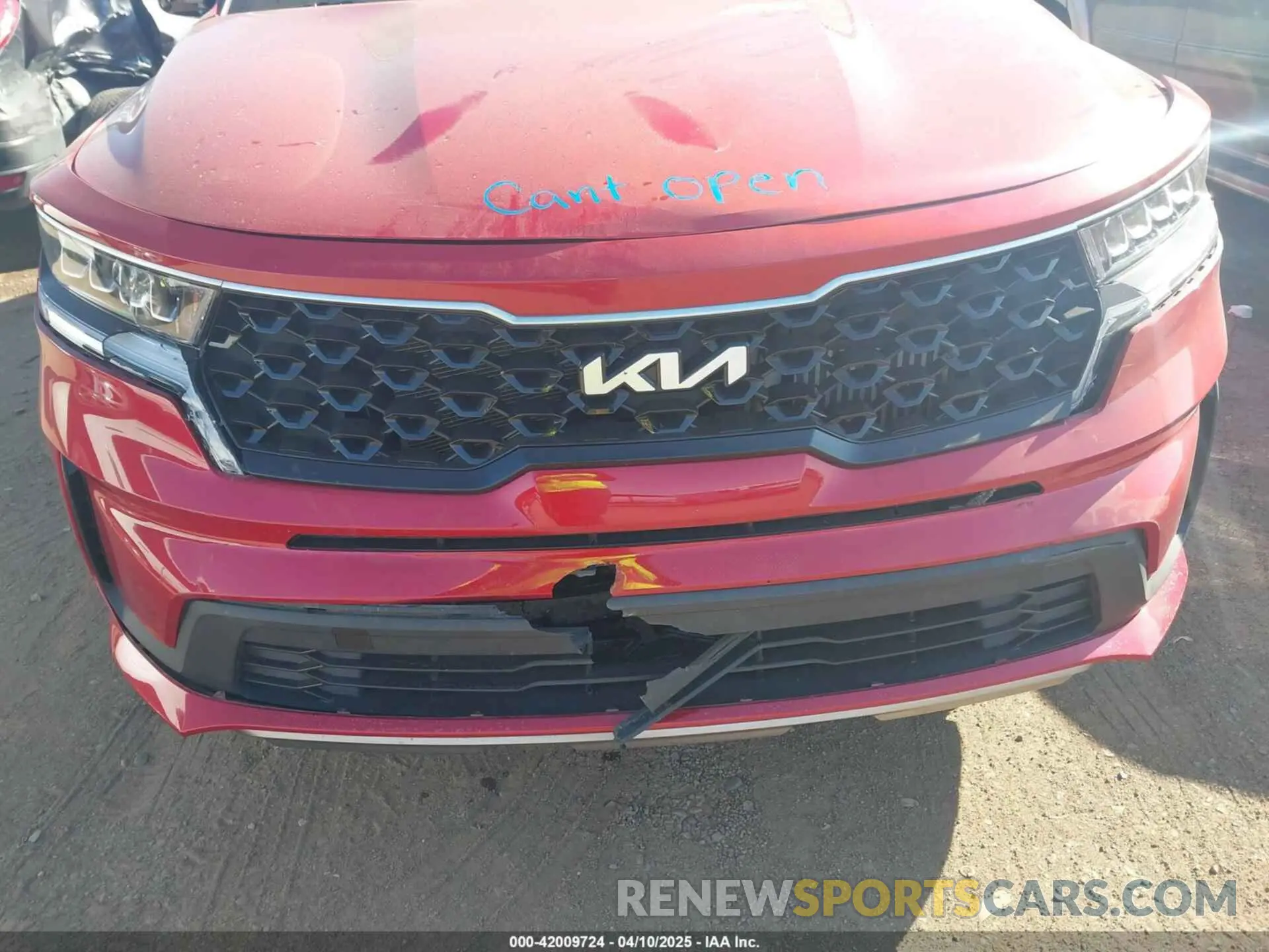 6 Photograph of a damaged car KNDRG4LG5N5092820 KIA SORENTO HYBRID 2022