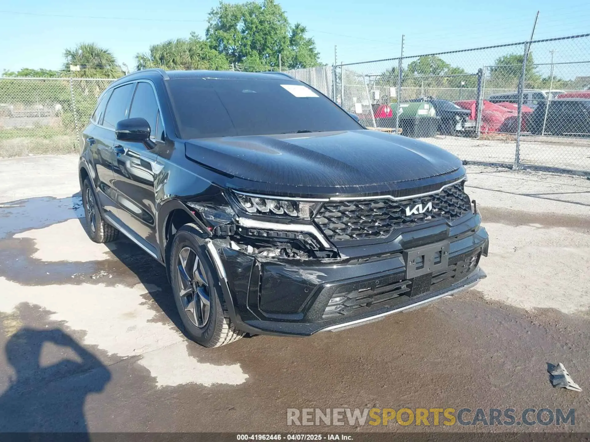 1 Photograph of a damaged car KNDRH4LG9P5172542 KIA SORENTO HYBRID 2023