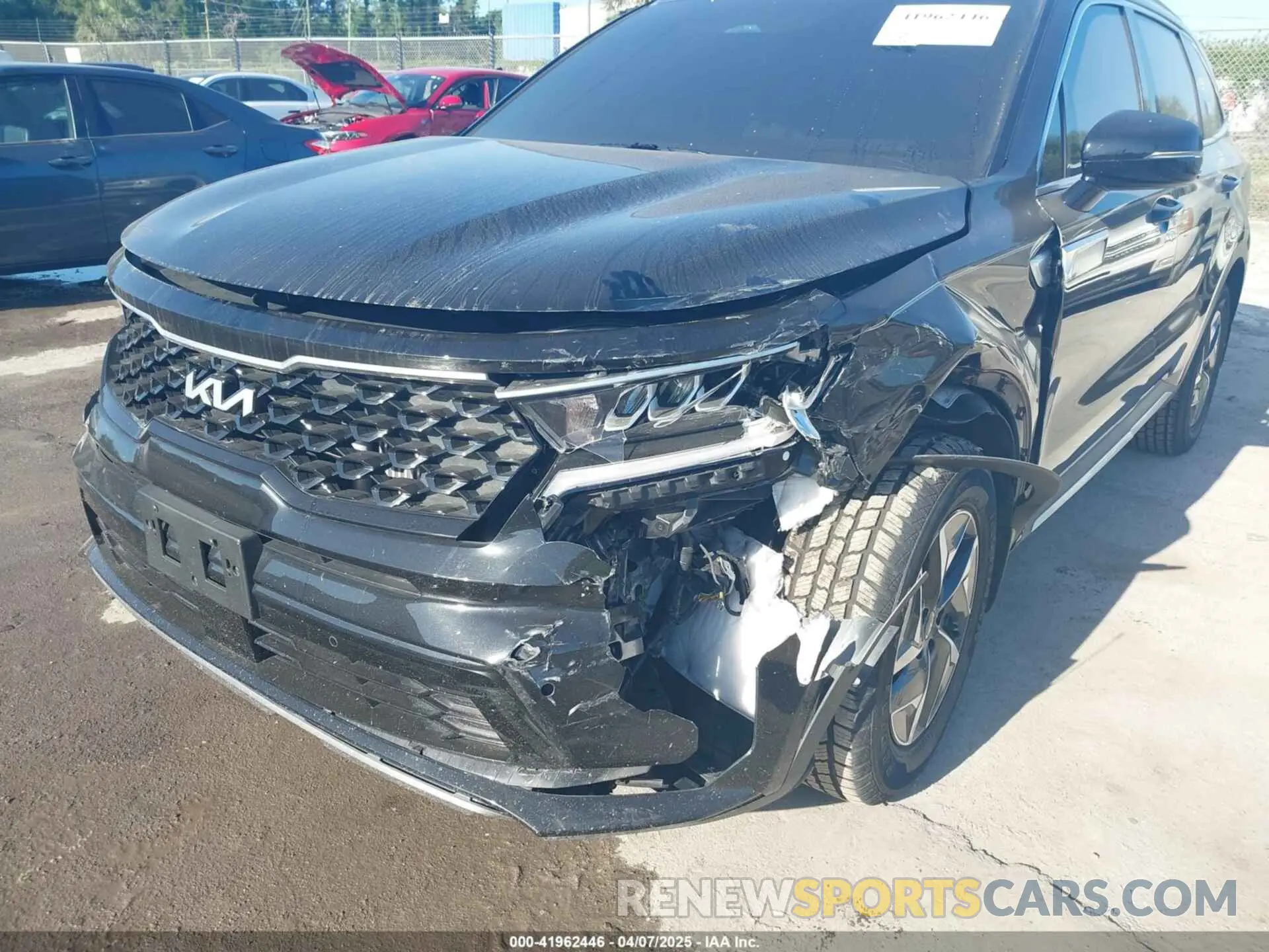 6 Photograph of a damaged car KNDRH4LG9P5172542 KIA SORENTO HYBRID 2023