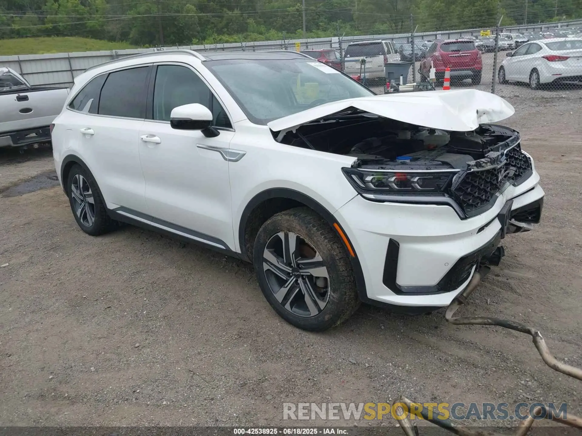 1 Photograph of a damaged car KNDRJDLH6N5114544 KIA SORENTO PLUG-IN HYBRID 2022