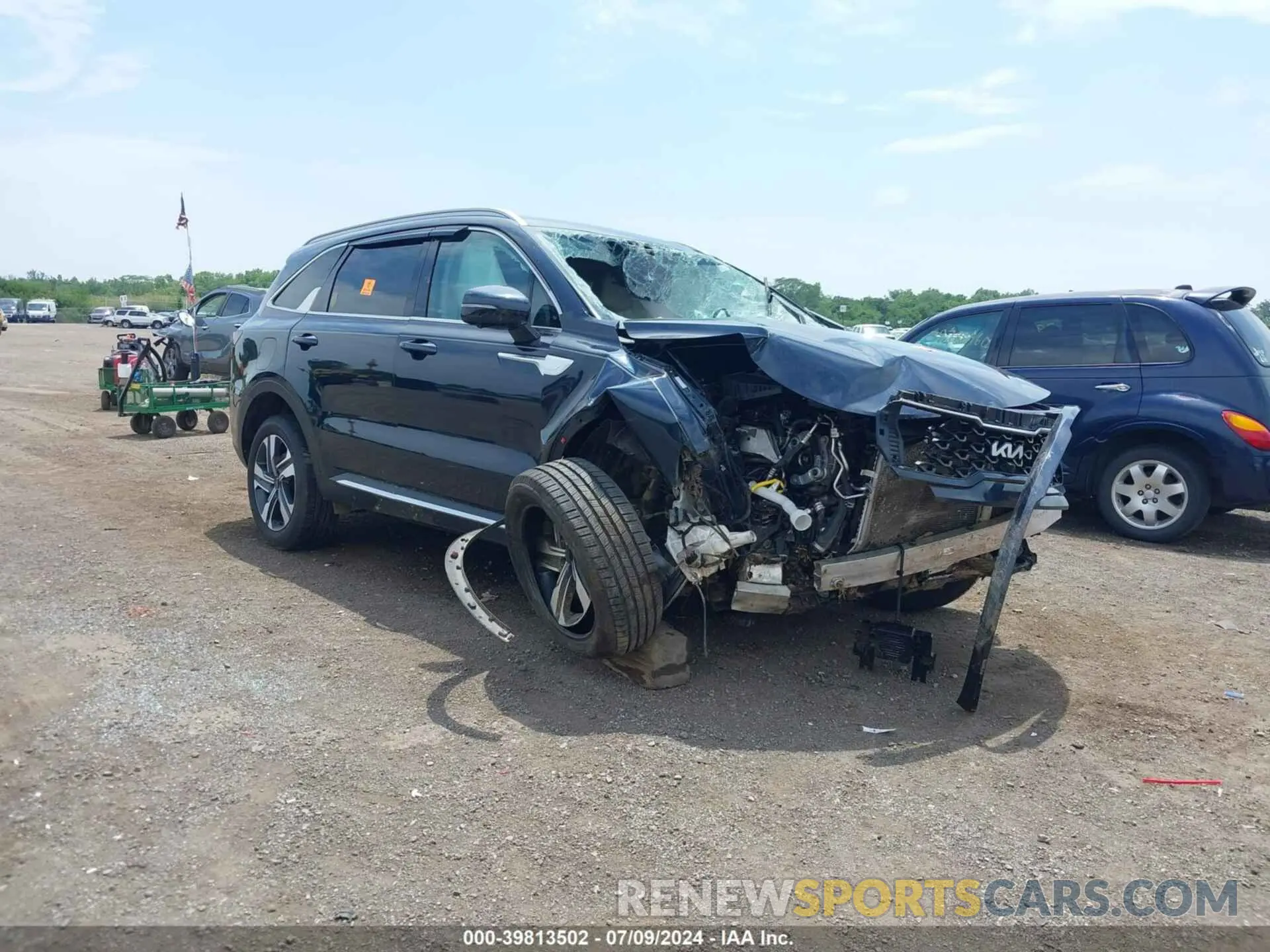 1 Photograph of a damaged car KNDRMDLH4N5063407 KIA SORENTO PLUG-IN HYBRID 2022