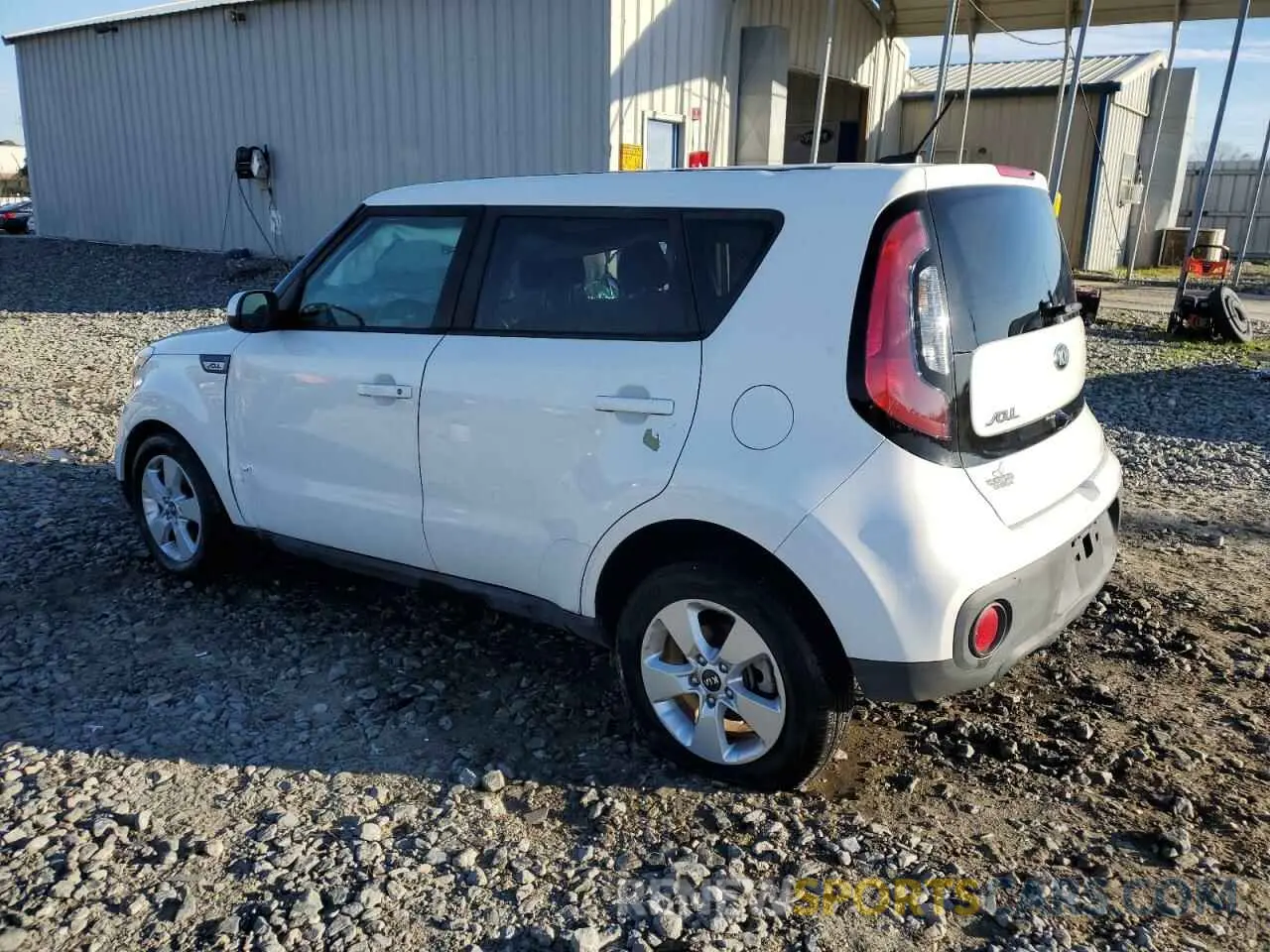 2 Photograph of a damaged car KNDJN2A20K7019157 KIA SOUL 2019