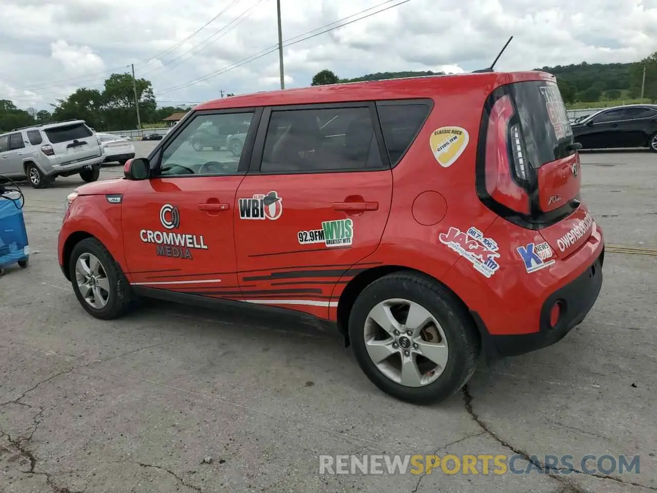 2 Photograph of a damaged car KNDJN2A20K7685192 KIA SOUL 2019