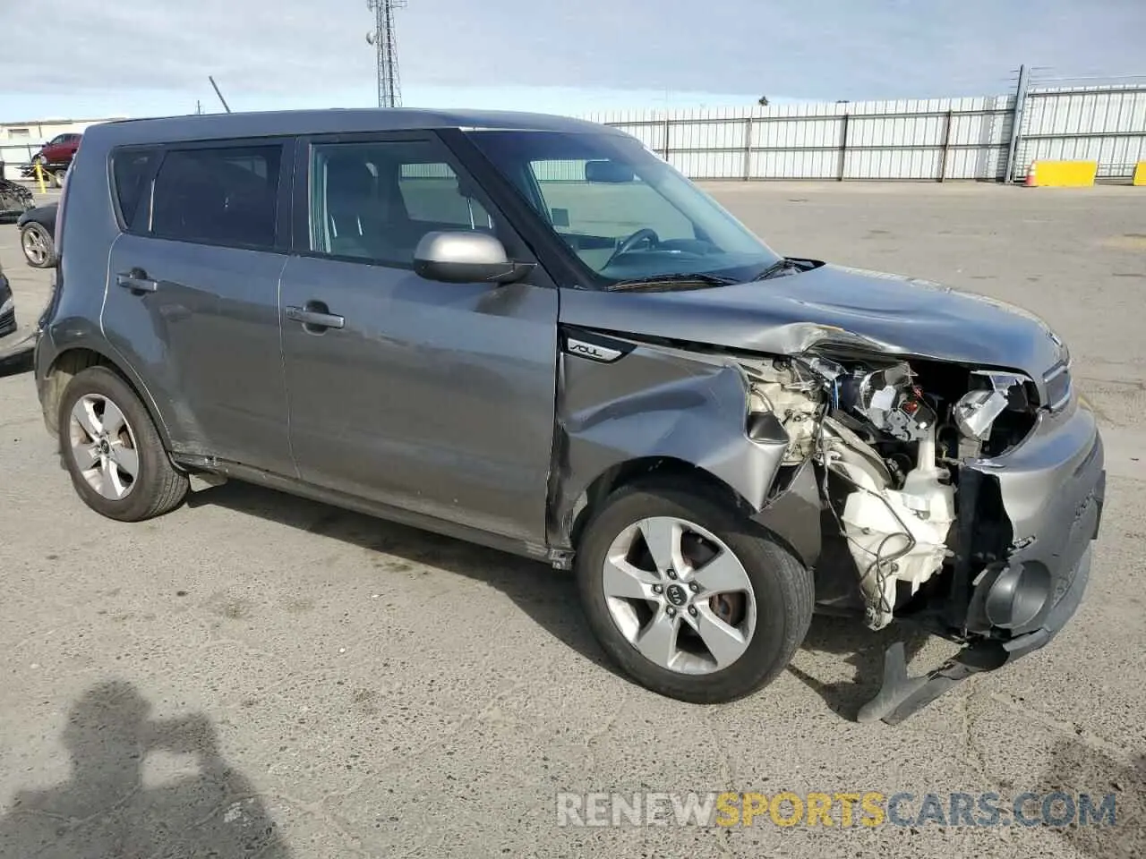 4 Photograph of a damaged car KNDJN2A21K7676260 KIA SOUL 2019