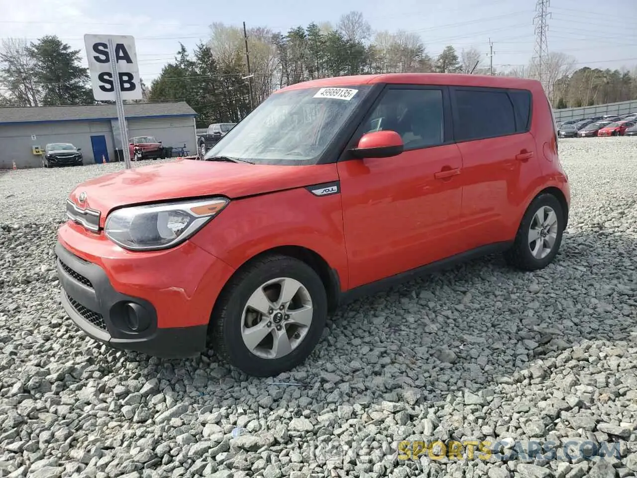 1 Photograph of a damaged car KNDJN2A22K7667339 KIA SOUL 2019