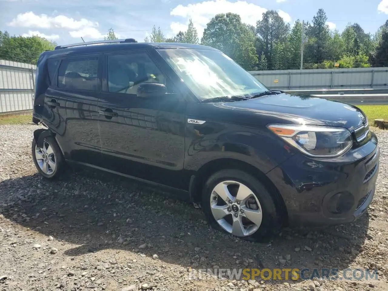 4 Фотография поврежденного автомобиля KNDJN2A22K7686442 KIA SOUL 2019