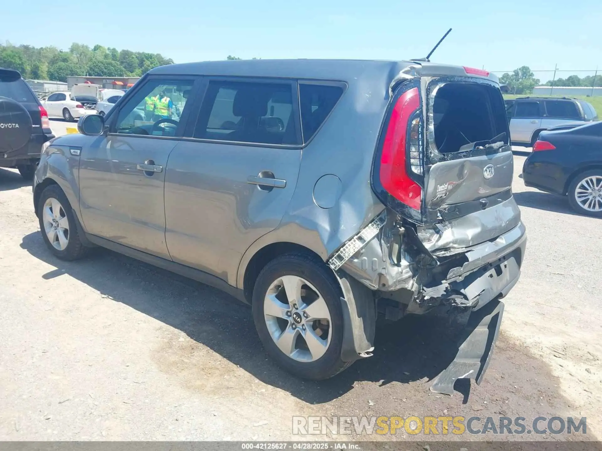 3 Photograph of a damaged car KNDJN2A23K7003146 KIA SOUL 2019