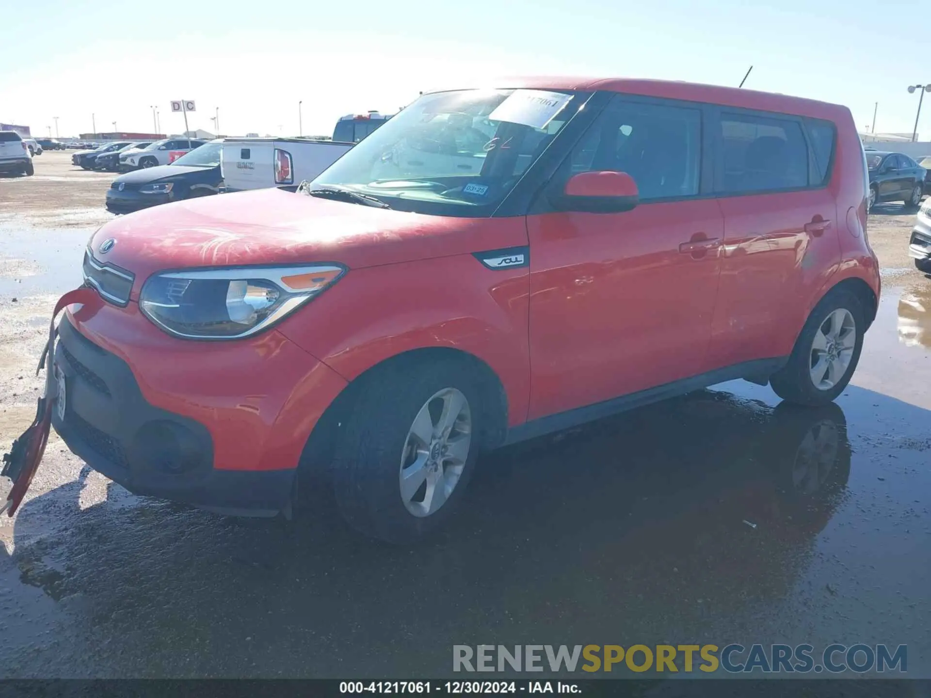 2 Photograph of a damaged car KNDJN2A23K7023266 KIA SOUL 2019