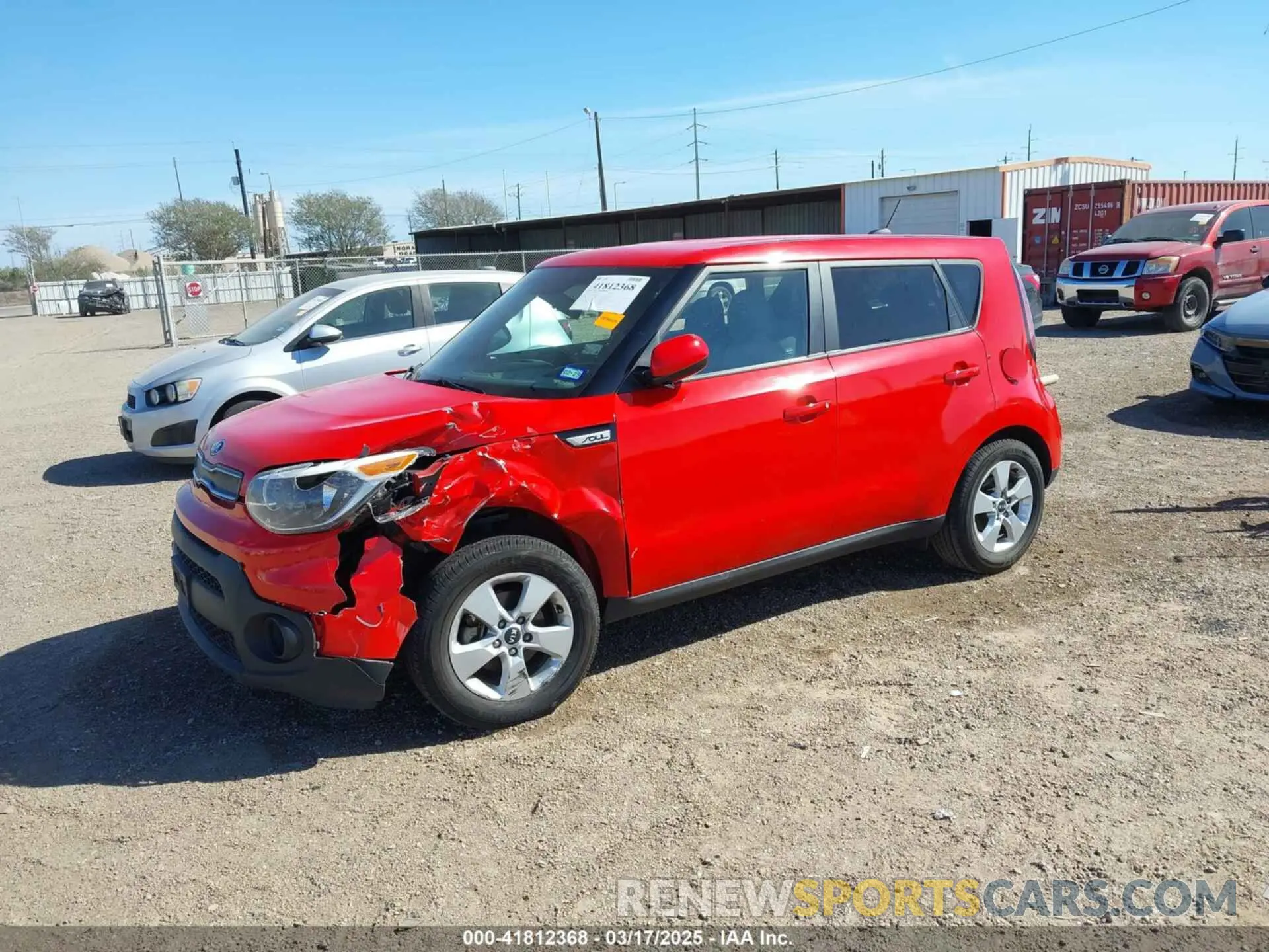 2 Photograph of a damaged car KNDJN2A23K7661999 KIA SOUL 2019