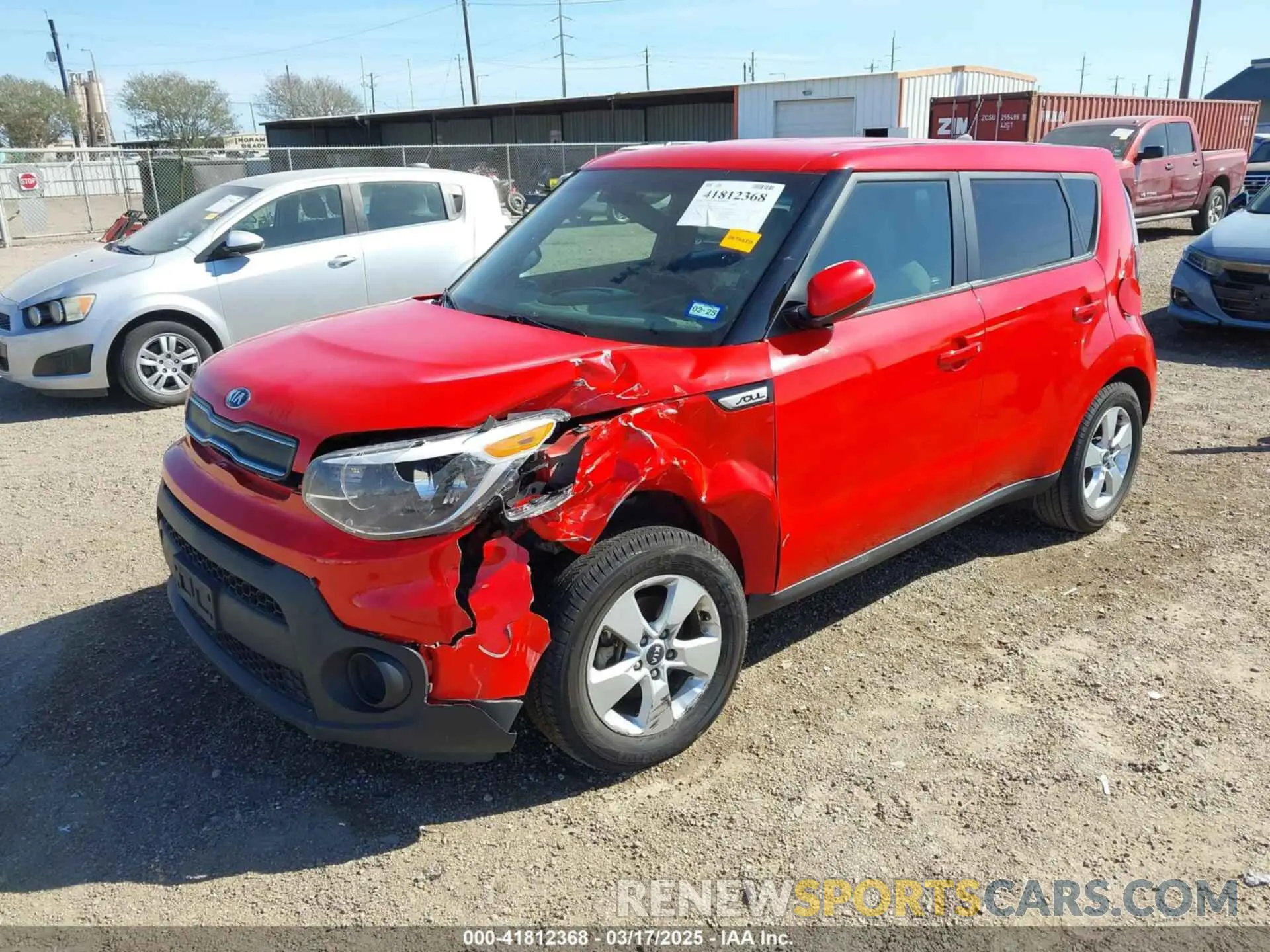 6 Photograph of a damaged car KNDJN2A23K7661999 KIA SOUL 2019