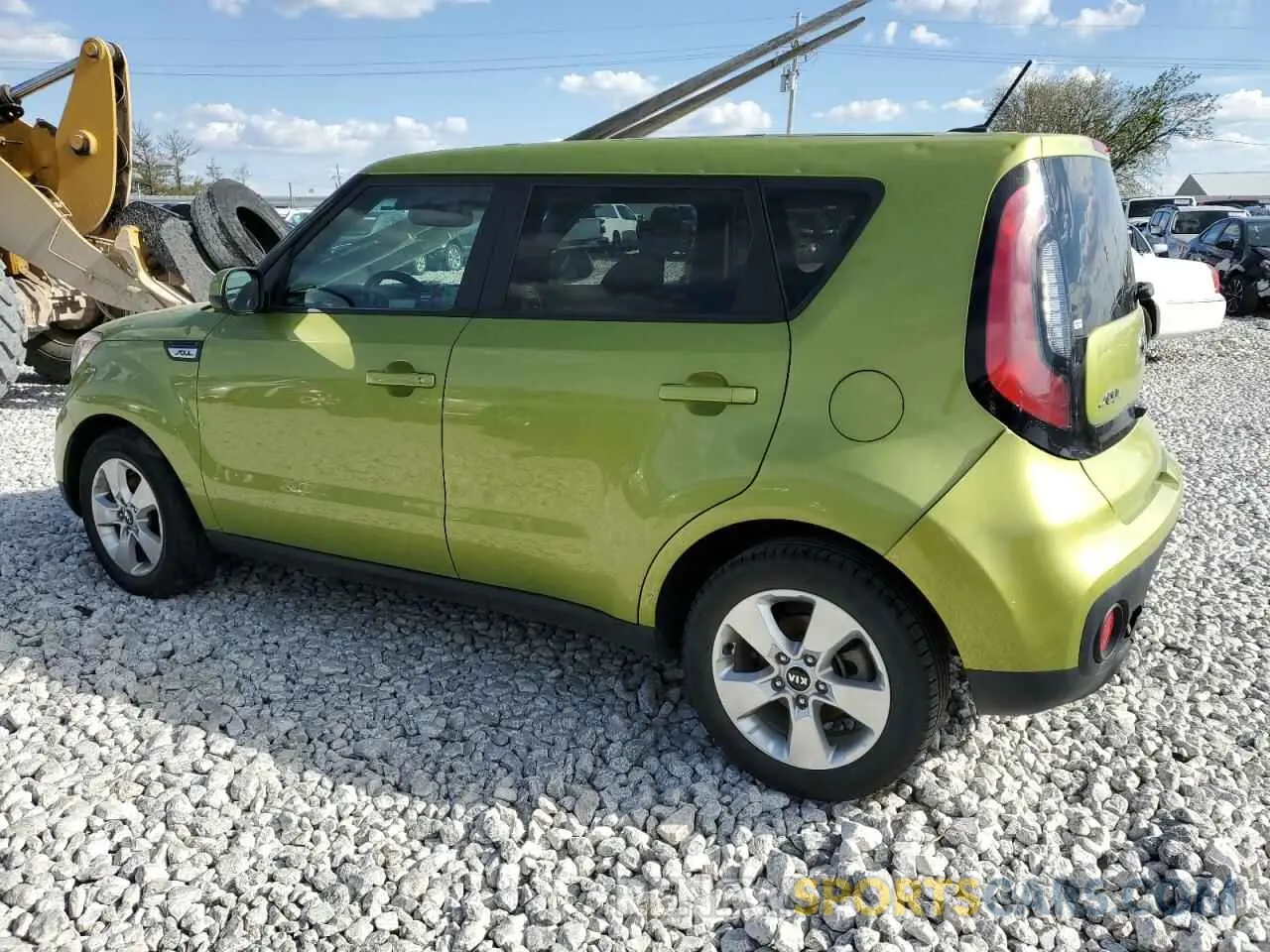 2 Photograph of a damaged car KNDJN2A23K7920376 KIA SOUL 2019