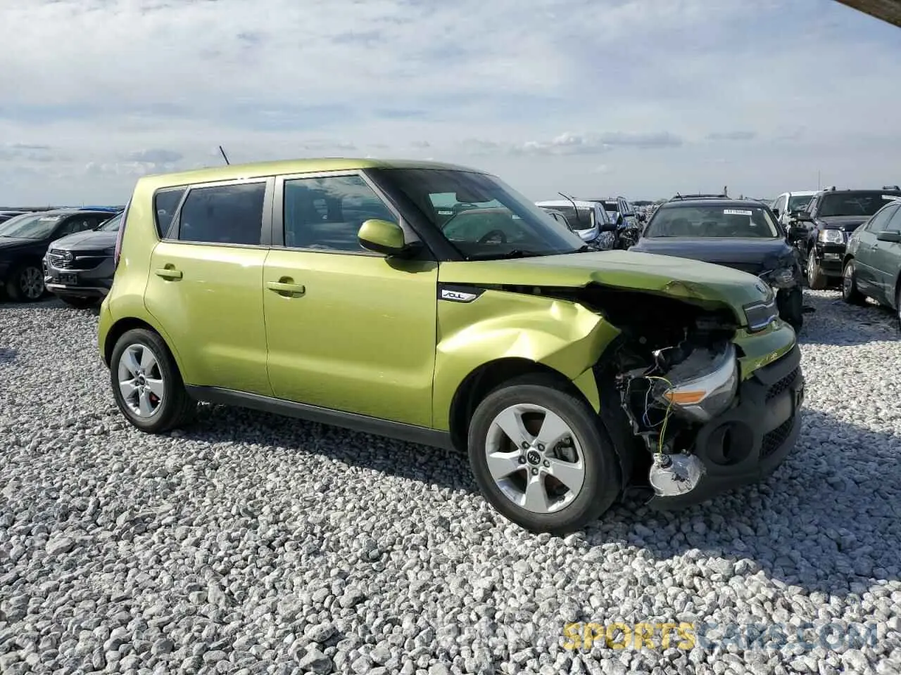 4 Photograph of a damaged car KNDJN2A23K7920376 KIA SOUL 2019